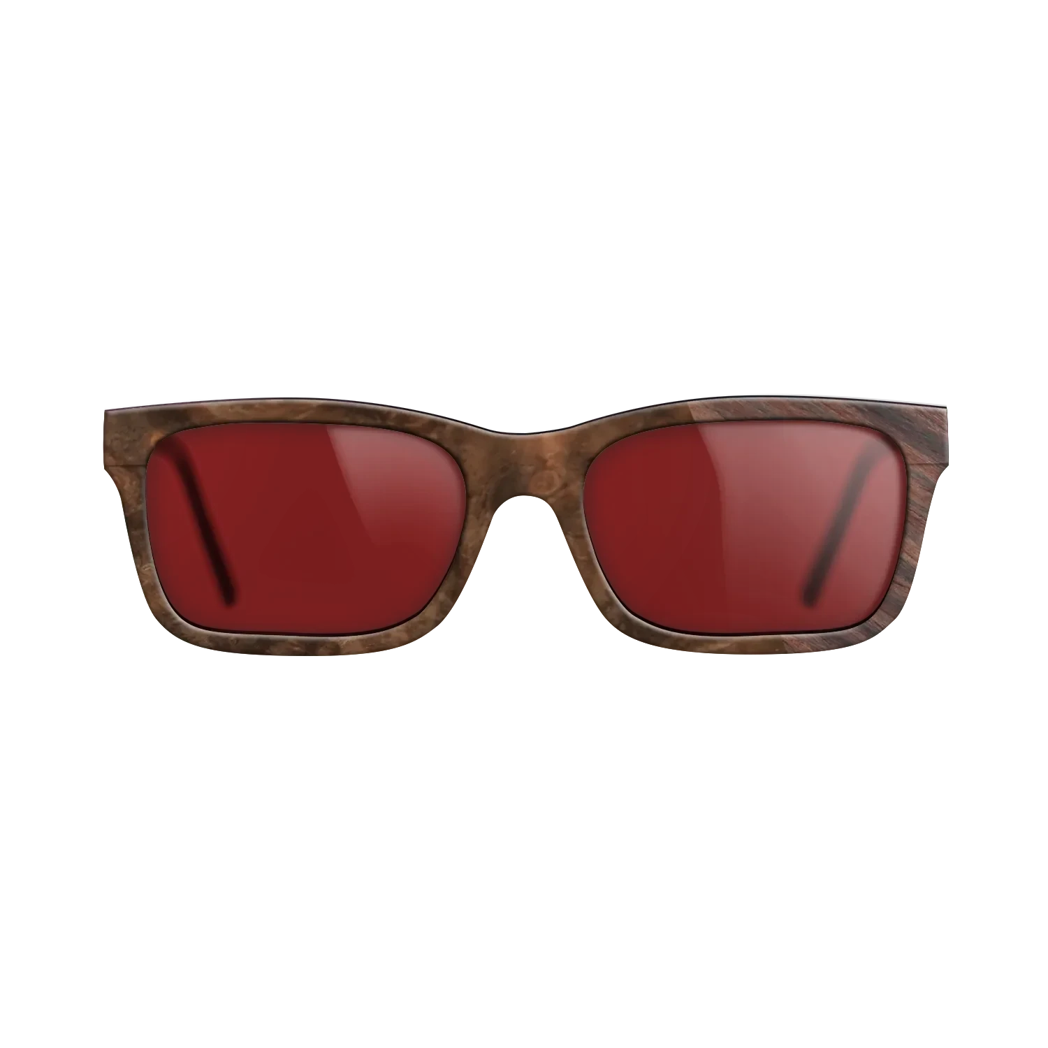 Walnut Burl,Rosewood Reconstituted: Splice - The Sage - Rectangle - SIRIS wood optic
