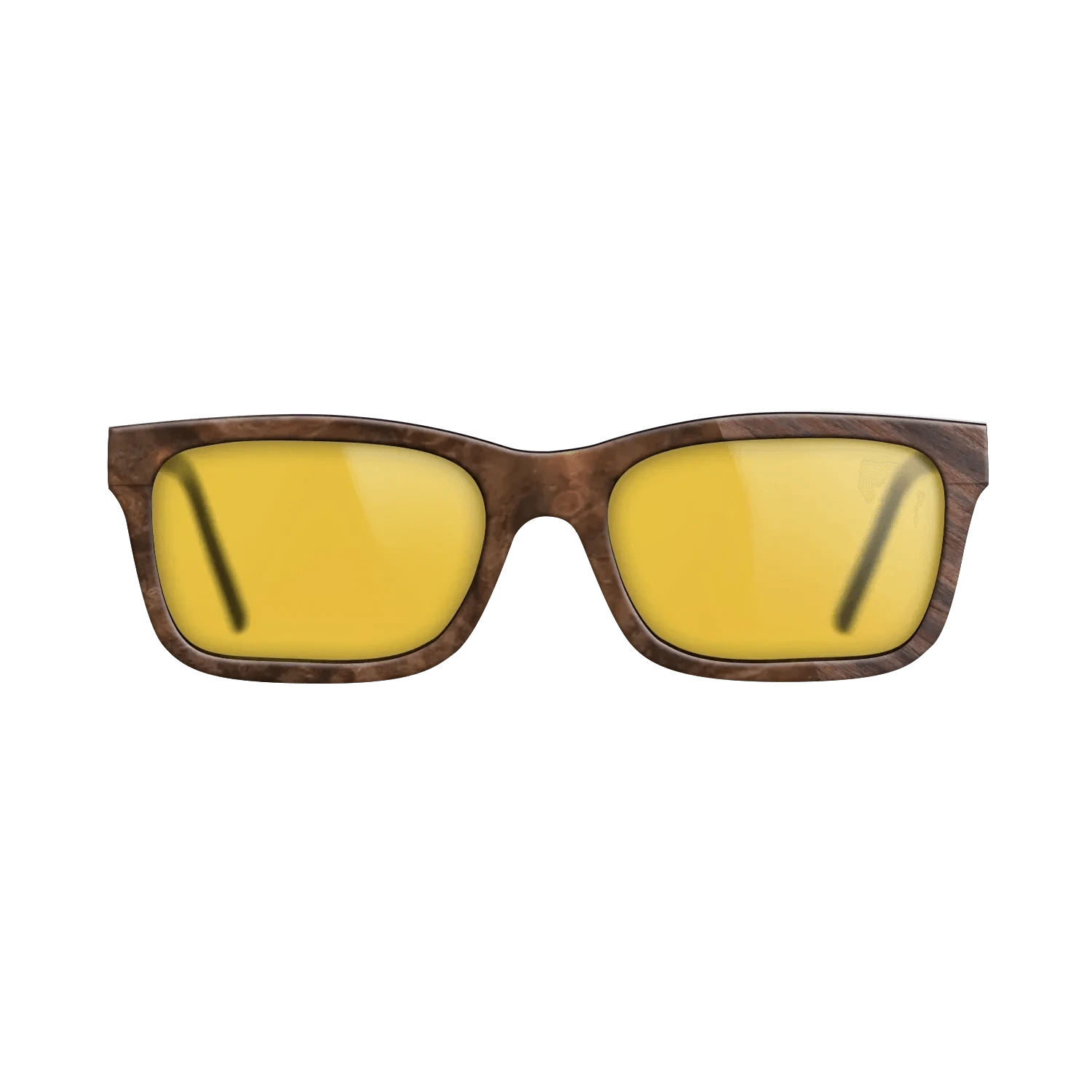 Walnut Burl,Rosewood Reconstituted: Splice - The Sage - Rectangle - SIRIS wood optic