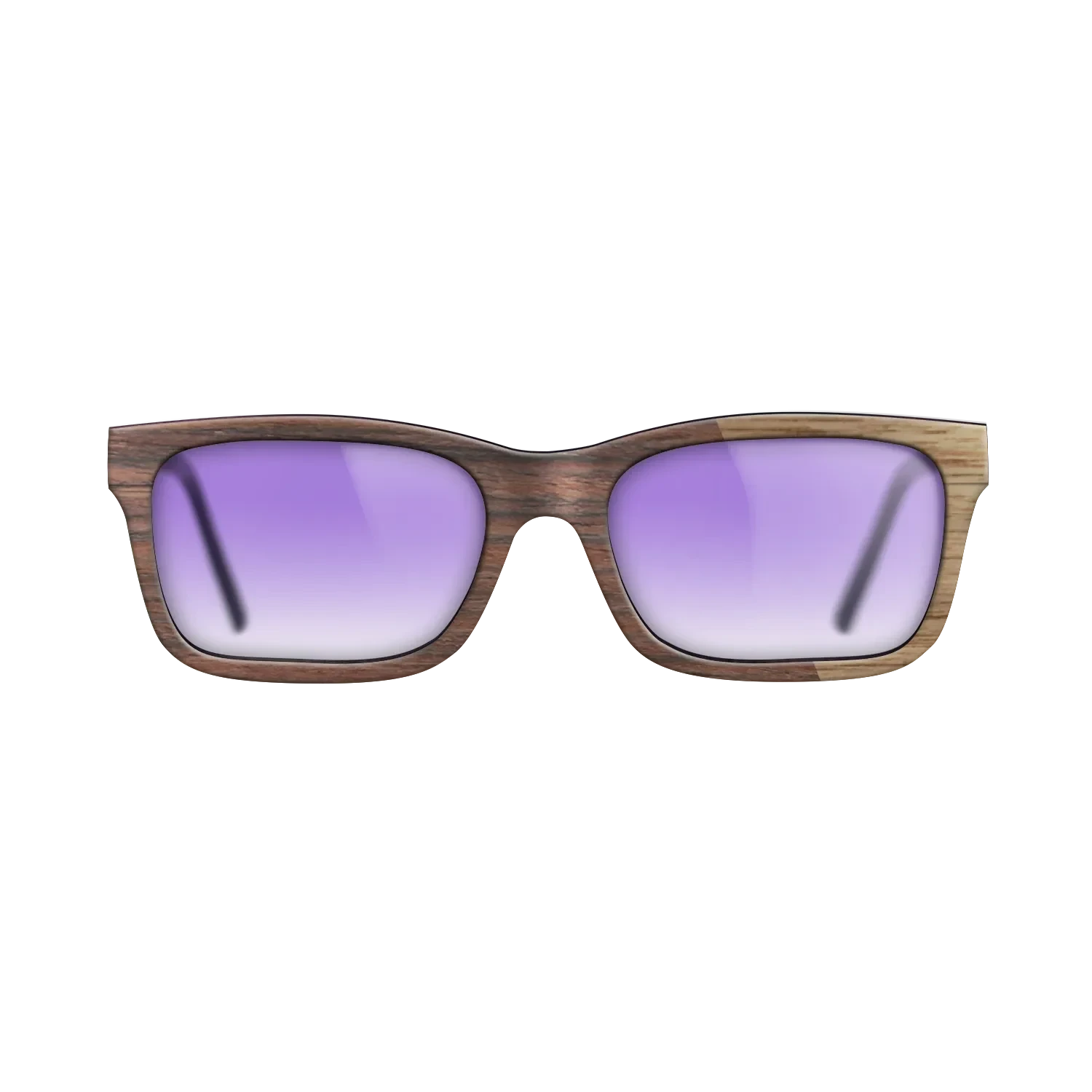 Rosewood Reconstituted,Walnut: Straight Grain: Splice - The Sage - Rectangle - SIRIS wood optic