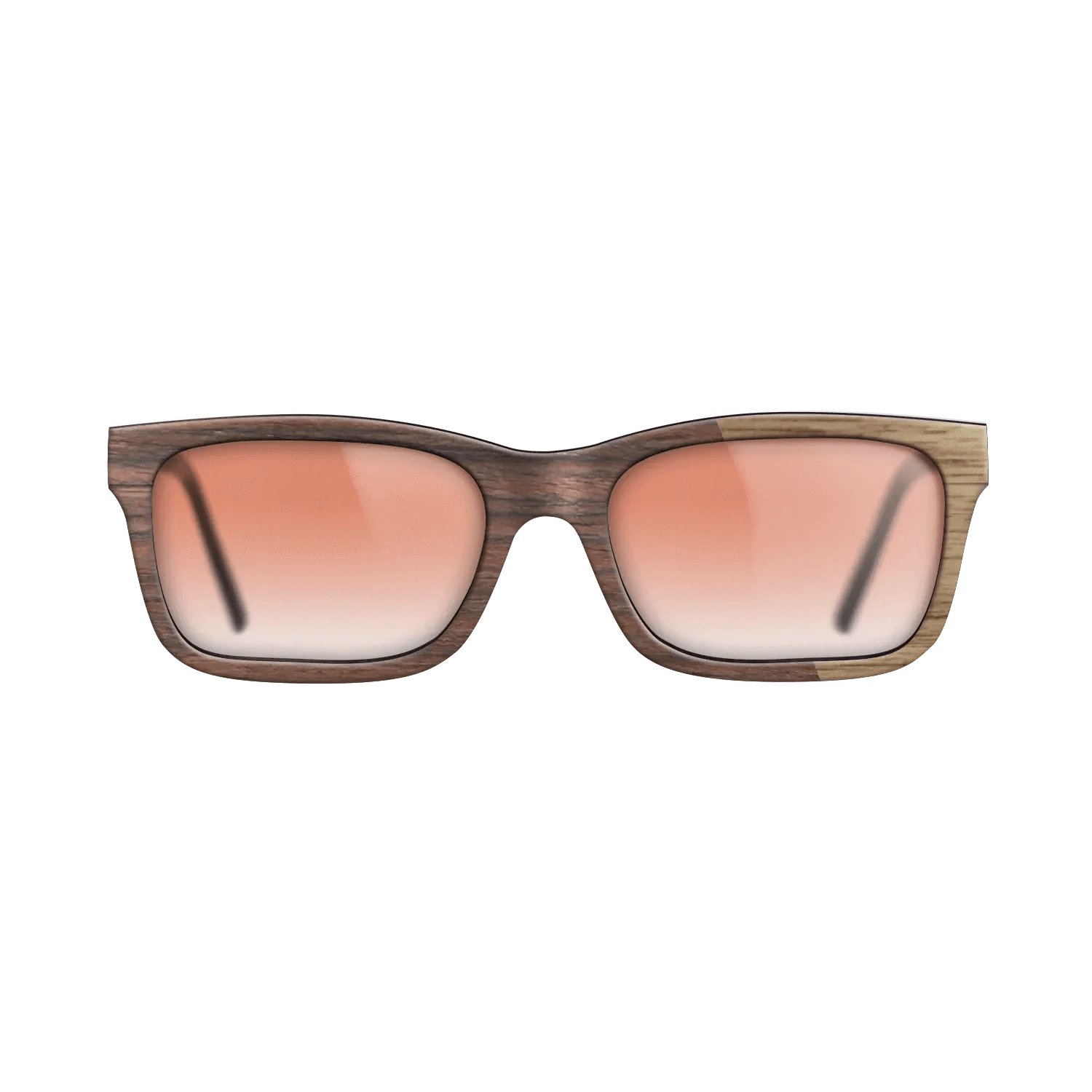Rosewood Reconstituted,Walnut: Straight Grain: Splice - The Sage - Rectangle - SIRIS wood optic