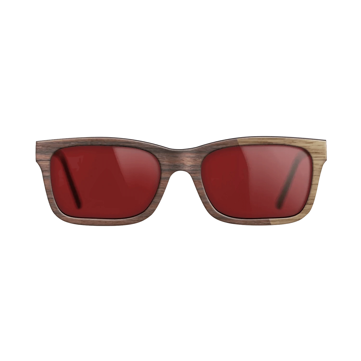 Rosewood Reconstituted,Walnut: Straight Grain: Splice - The Sage - Rectangle - SIRIS wood optic