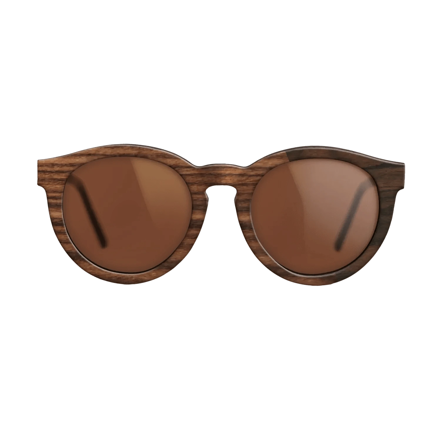 Walnut: Straight Grain,Ziricote Dark Quartered: Splice - The Rebel - Round - 1169 - SIRIS wood optic