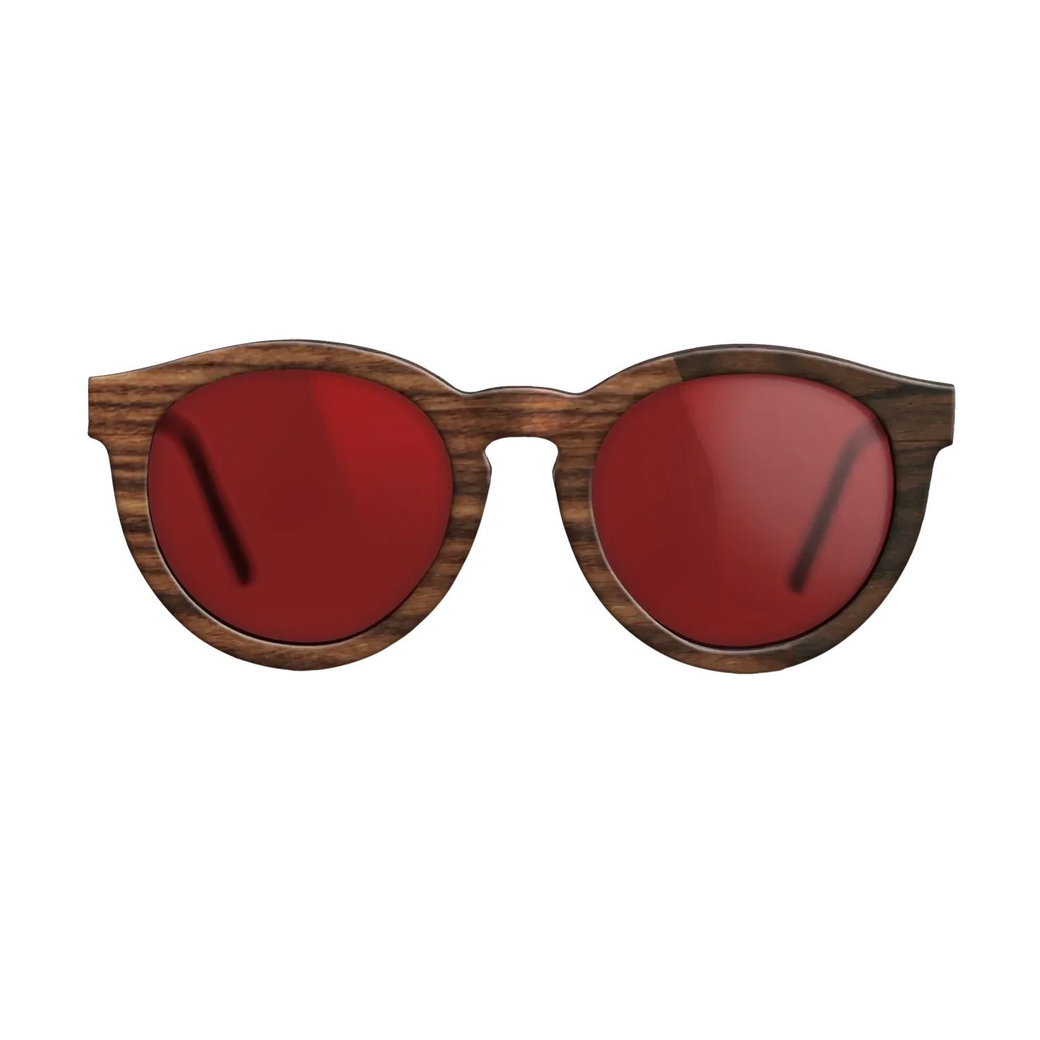 Walnut: Straight Grain,Ziricote Dark Quartered: Splice - The Rebel - Round - 1169 - SIRIS wood optic