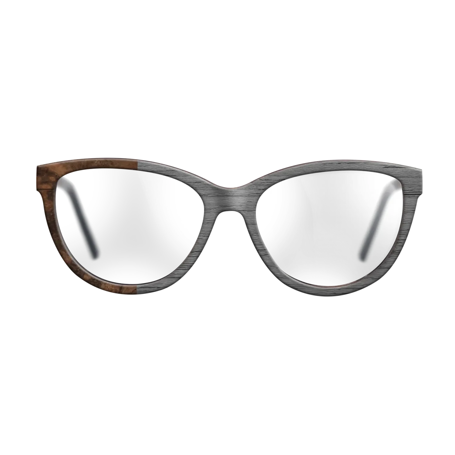 Poplar Dyed: Grey,Walnut Burl: Binary - The Maiden - Cat - SIRIS wood optic