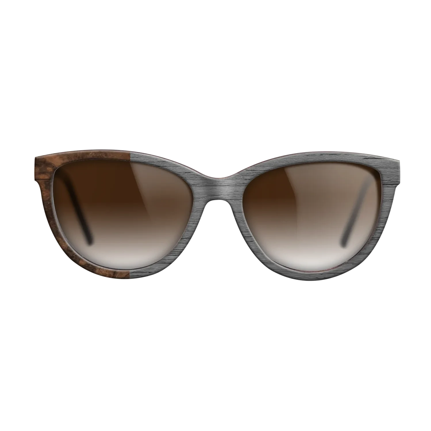 Poplar Dyed: Grey,Walnut Burl: Binary - The Maiden - Cat - SIRIS wood optic