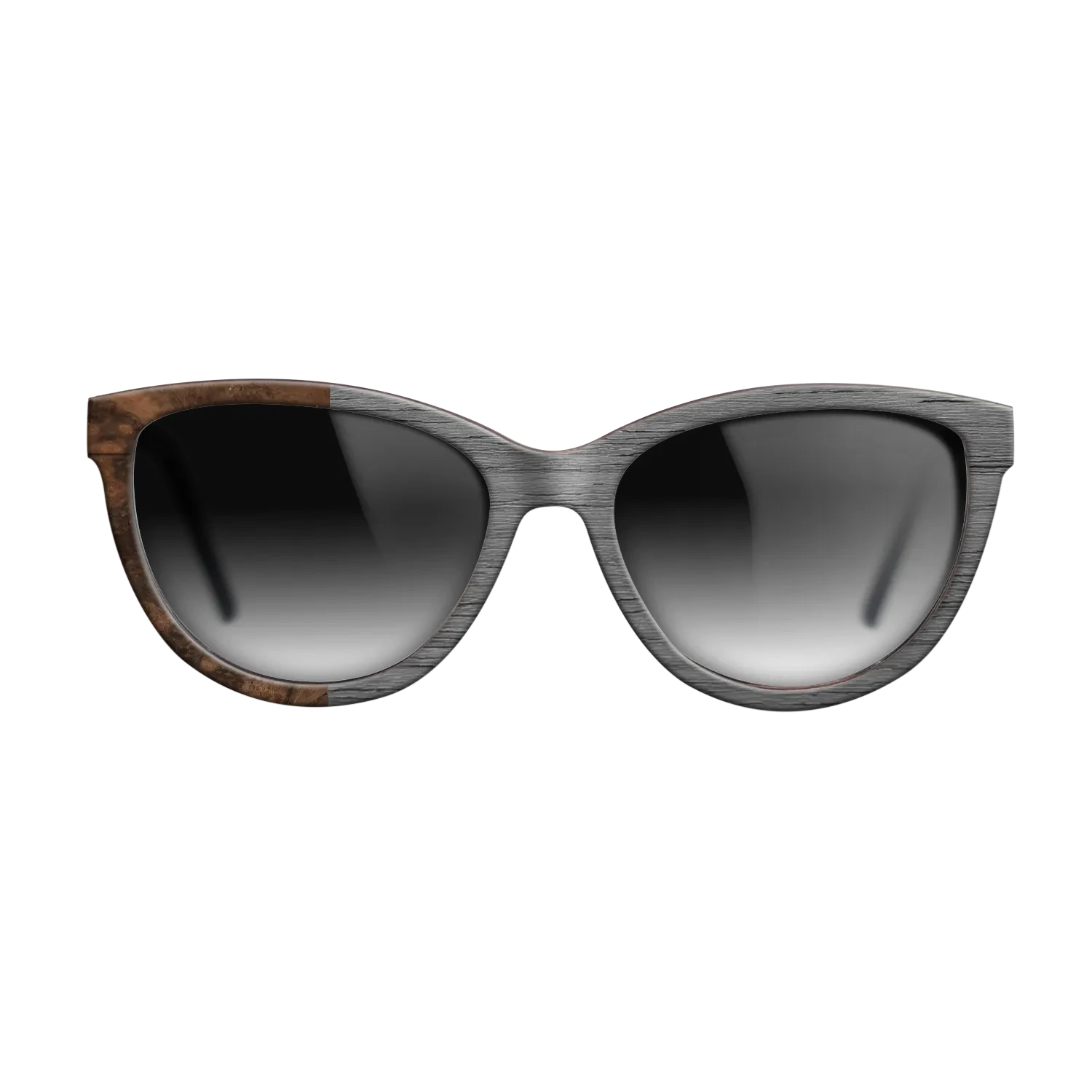 Poplar Dyed: Grey,Walnut Burl: Binary - The Maiden - Cat - SIRIS wood optic