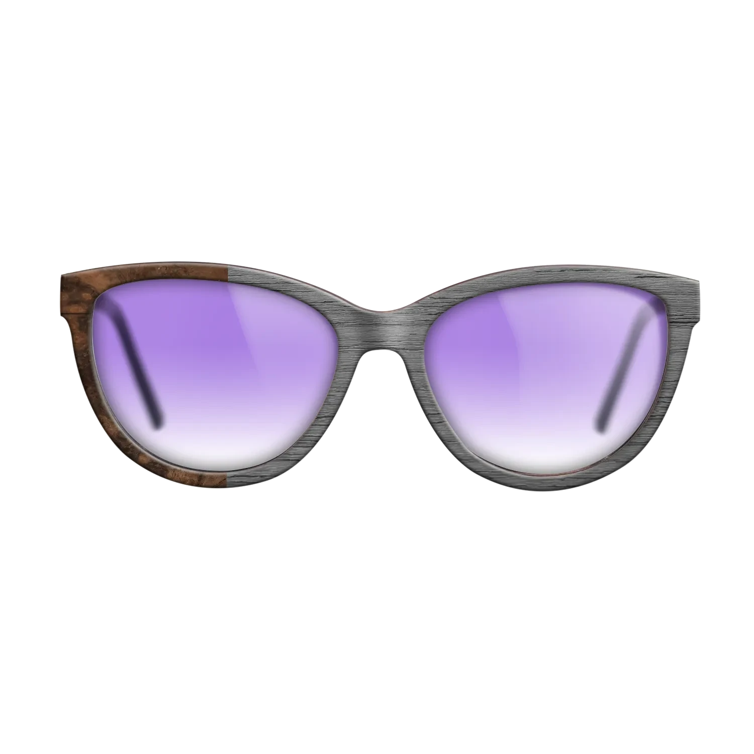 Poplar Dyed: Grey,Walnut Burl: Binary - The Maiden - Cat - SIRIS wood optic