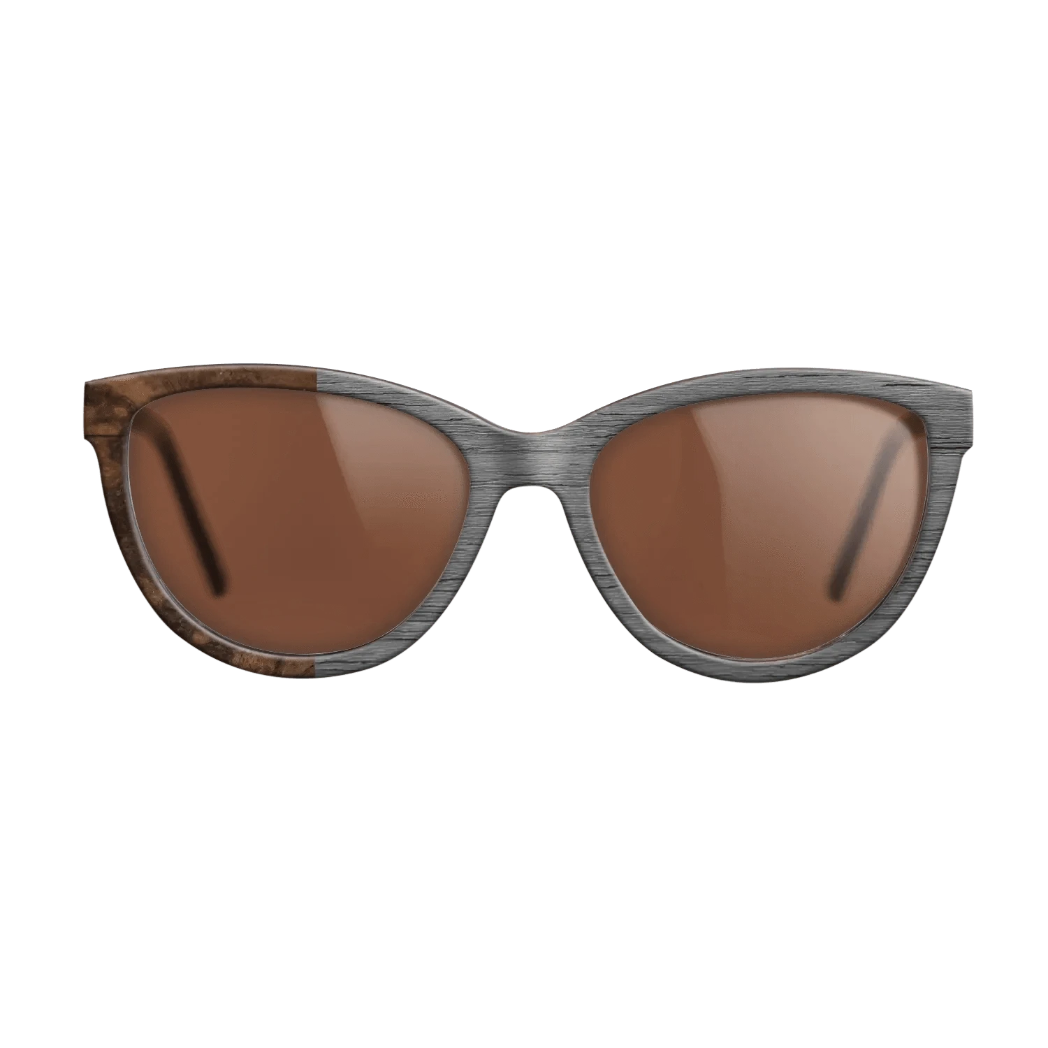Poplar Dyed: Grey,Walnut Burl: Binary - The Maiden - Cat - SIRIS wood optic