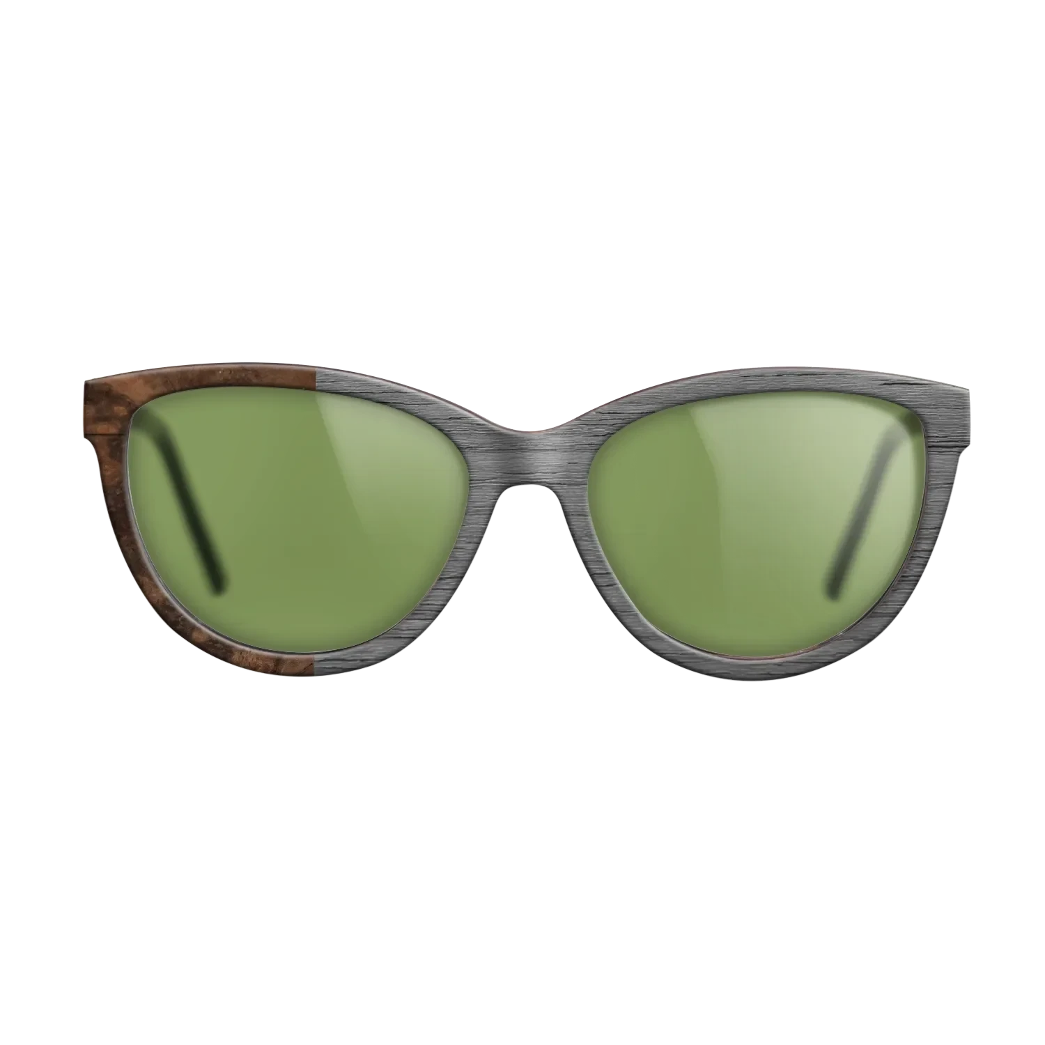 Poplar Dyed: Grey,Walnut Burl: Binary - The Maiden - Cat - SIRIS wood optic