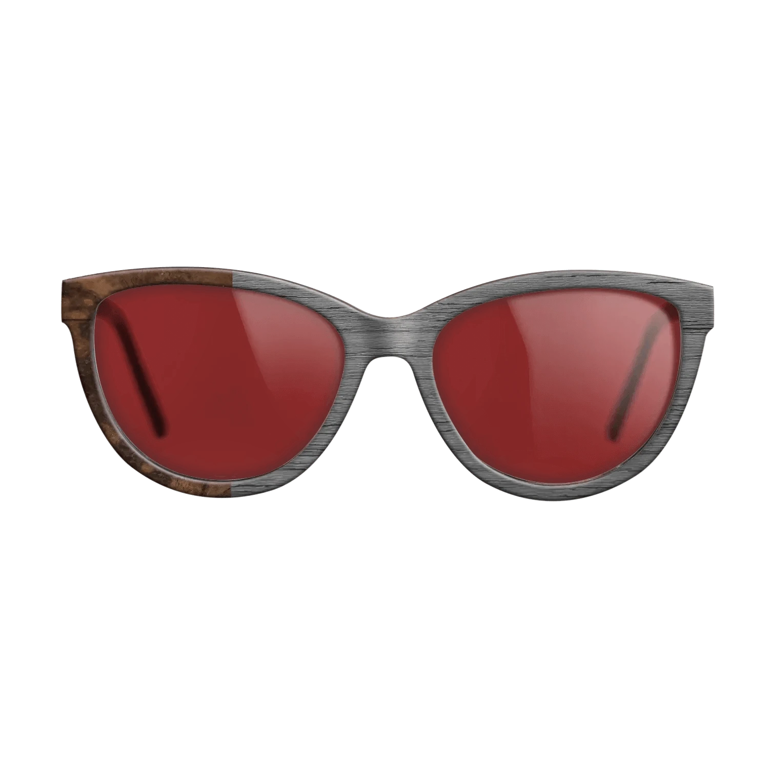 Poplar Dyed: Grey,Walnut Burl: Binary - The Maiden - Cat - SIRIS wood optic