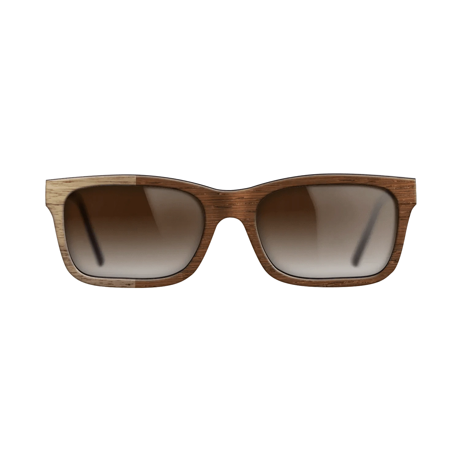Wenge,Walnut: Straight Grain: Binary - The Sage - Rectangle - SIRIS wood optic