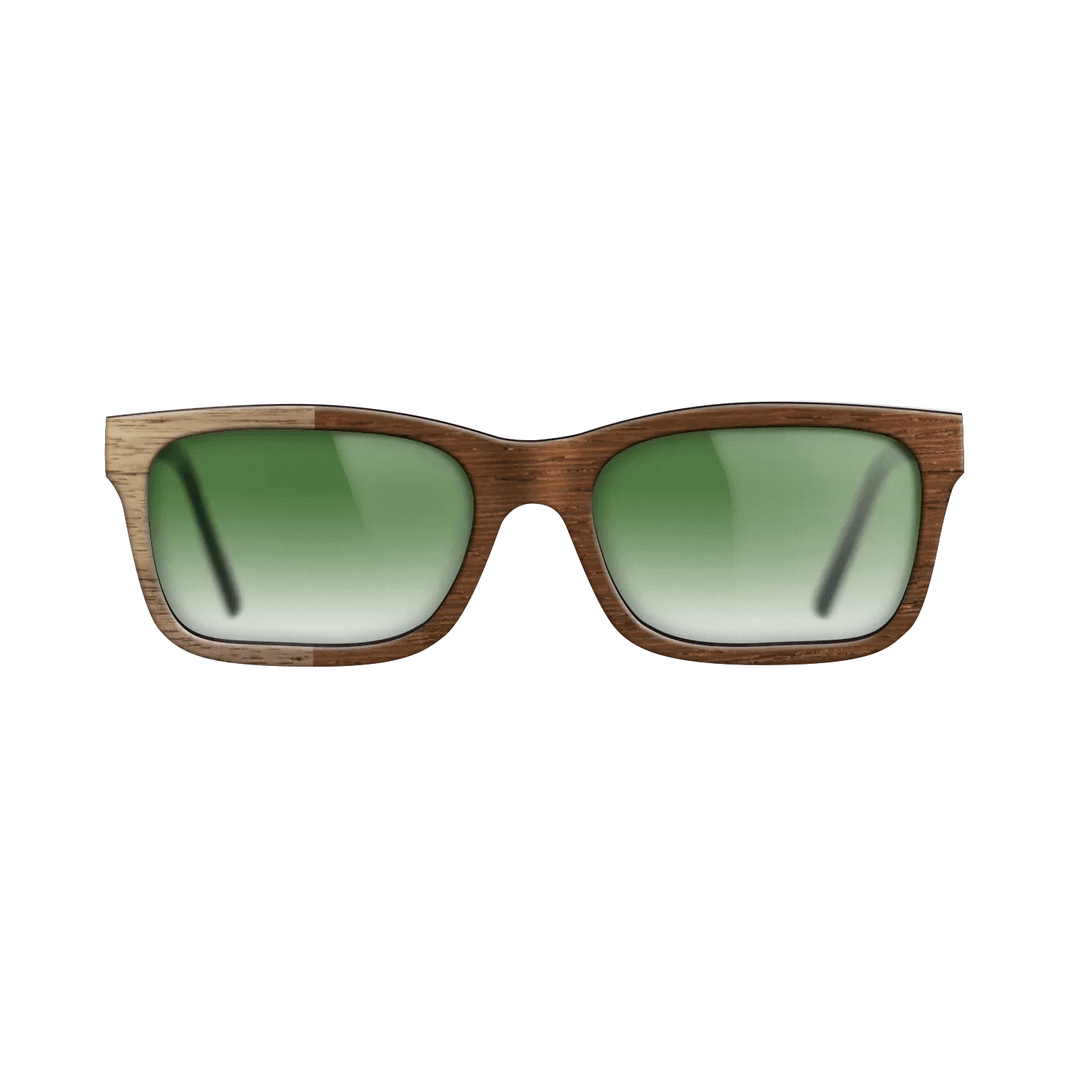 Wenge,Walnut: Straight Grain: Binary - The Sage - Rectangle - SIRIS wood optic