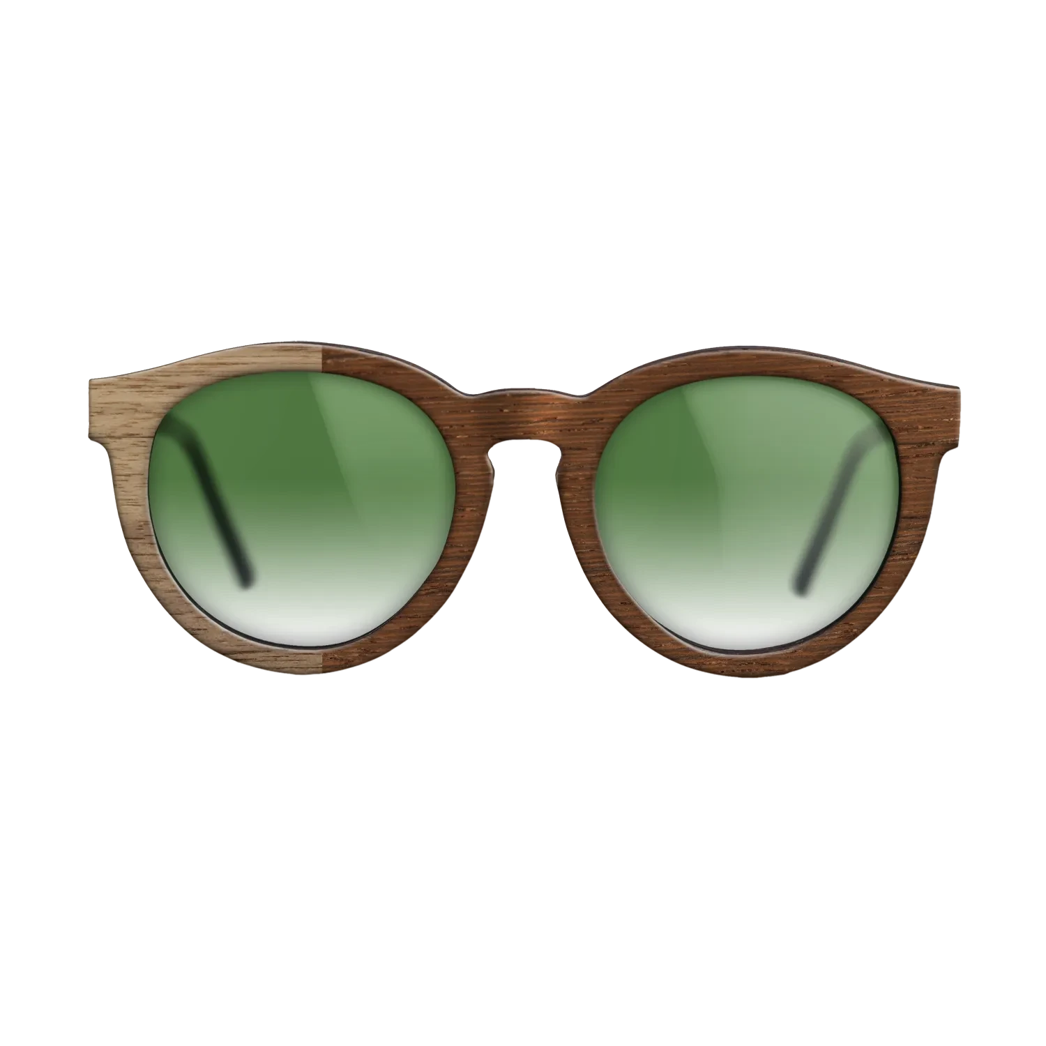 Wenge,Walnut: Straight Grain: Binary - The Rebel - Round - SIRIS wood optic