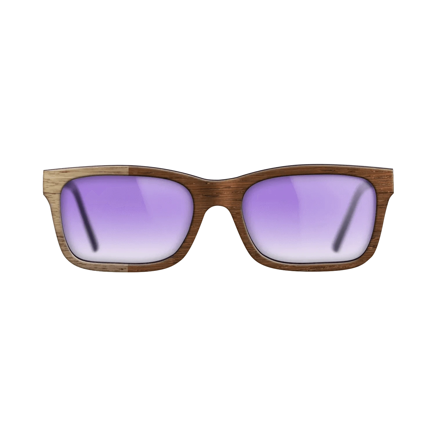 Wenge,Walnut: Straight Grain: Binary - The Sage - Rectangle - SIRIS wood optic
