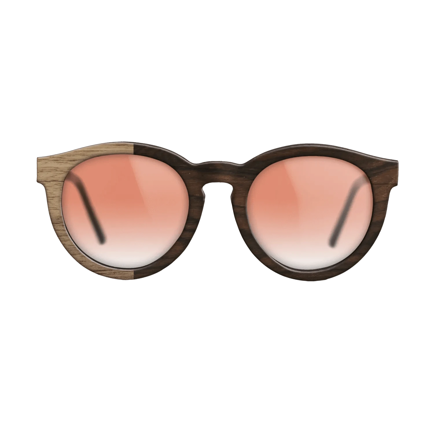 Ziricote Dark Quartered,Walnut: Straight Grain: Binary - The Rebel - Round - SIRIS wood optic