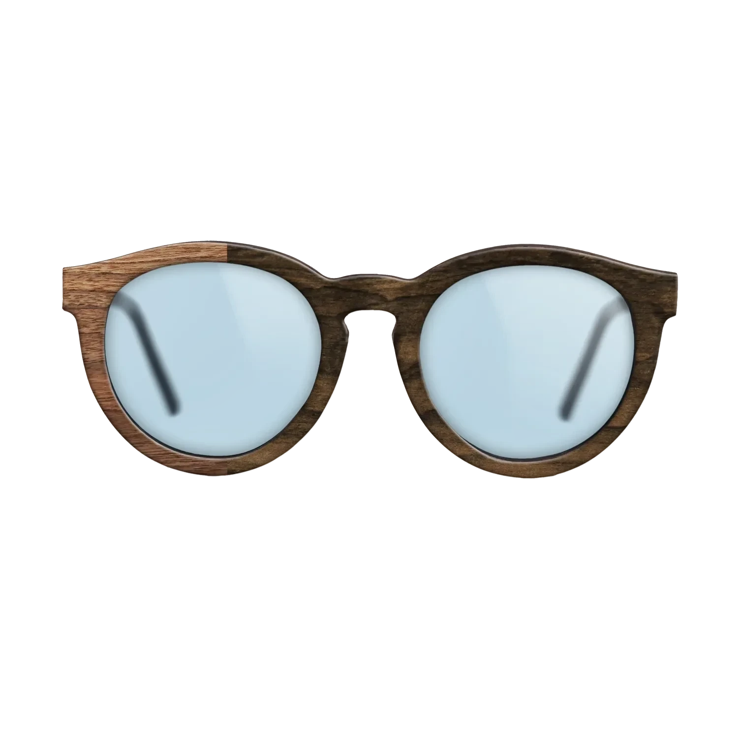 Ziricote Dark Quartered,Walnut Claro Light: Binary - The Rebel - Round - SIRIS wood optic