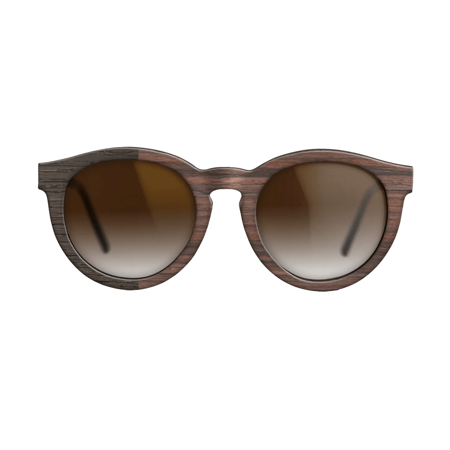 Rosewood Reconstituted,Fumed Oak: Binary - The Rebel - Round - SIRIS wood optic