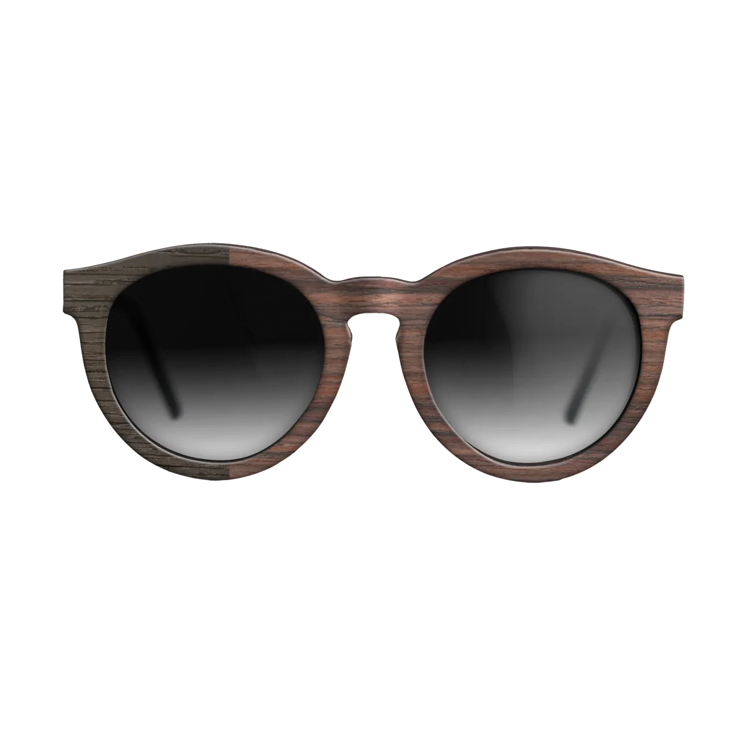 Rosewood Reconstituted,Fumed Oak: Binary - The Rebel - Round - SIRIS wood optic