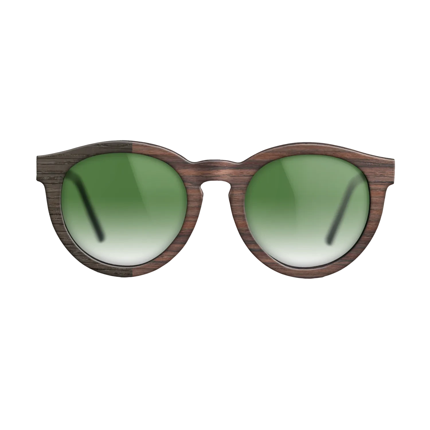 Rosewood Reconstituted,Fumed Oak: Binary - The Rebel - Round - SIRIS wood optic