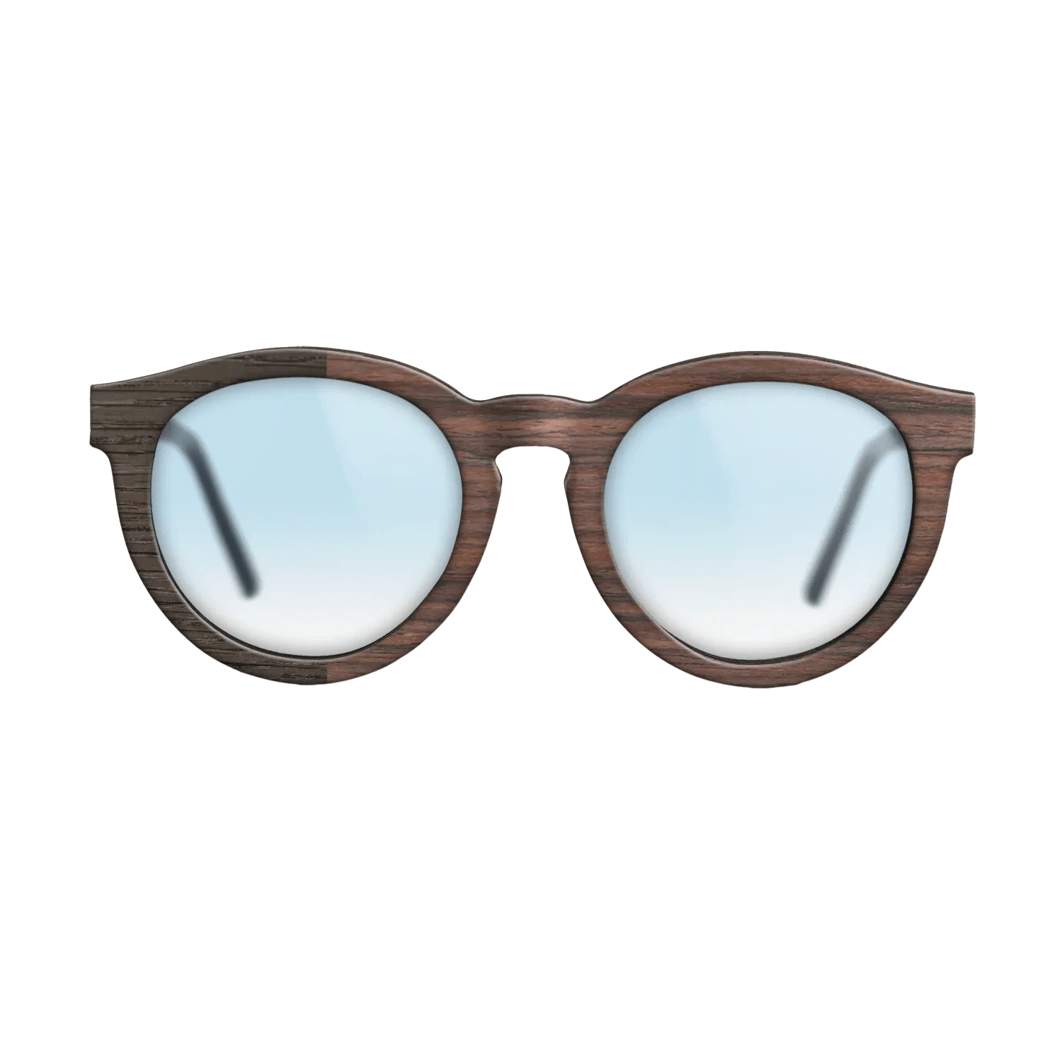 Rosewood Reconstituted,Fumed Oak: Binary - The Rebel - Round - SIRIS wood optic