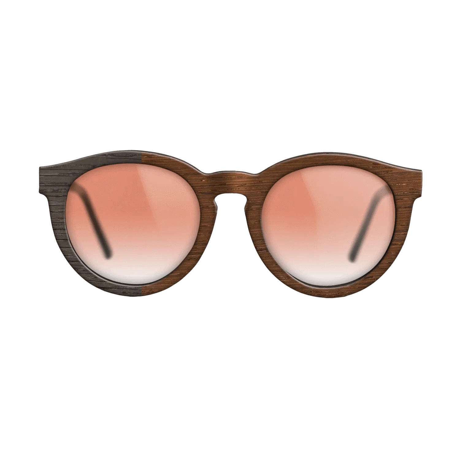 Wenge,Fumed Oak: Binary - The Rebel - Round - SIRIS wood optic
