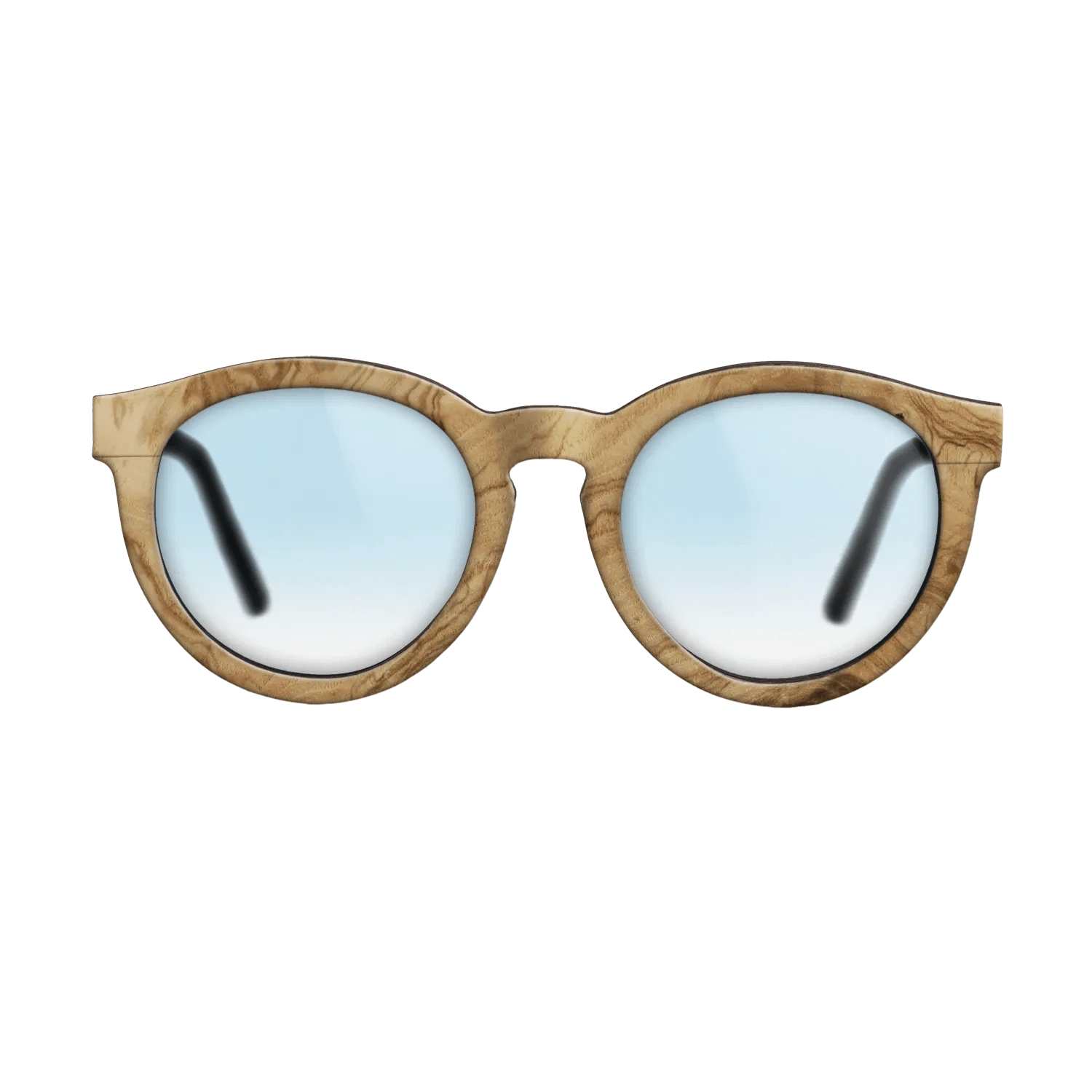 OliveBurl Full Front Walnut - Core  - The Rebel - Round - 2132 - SIRIS wood optic