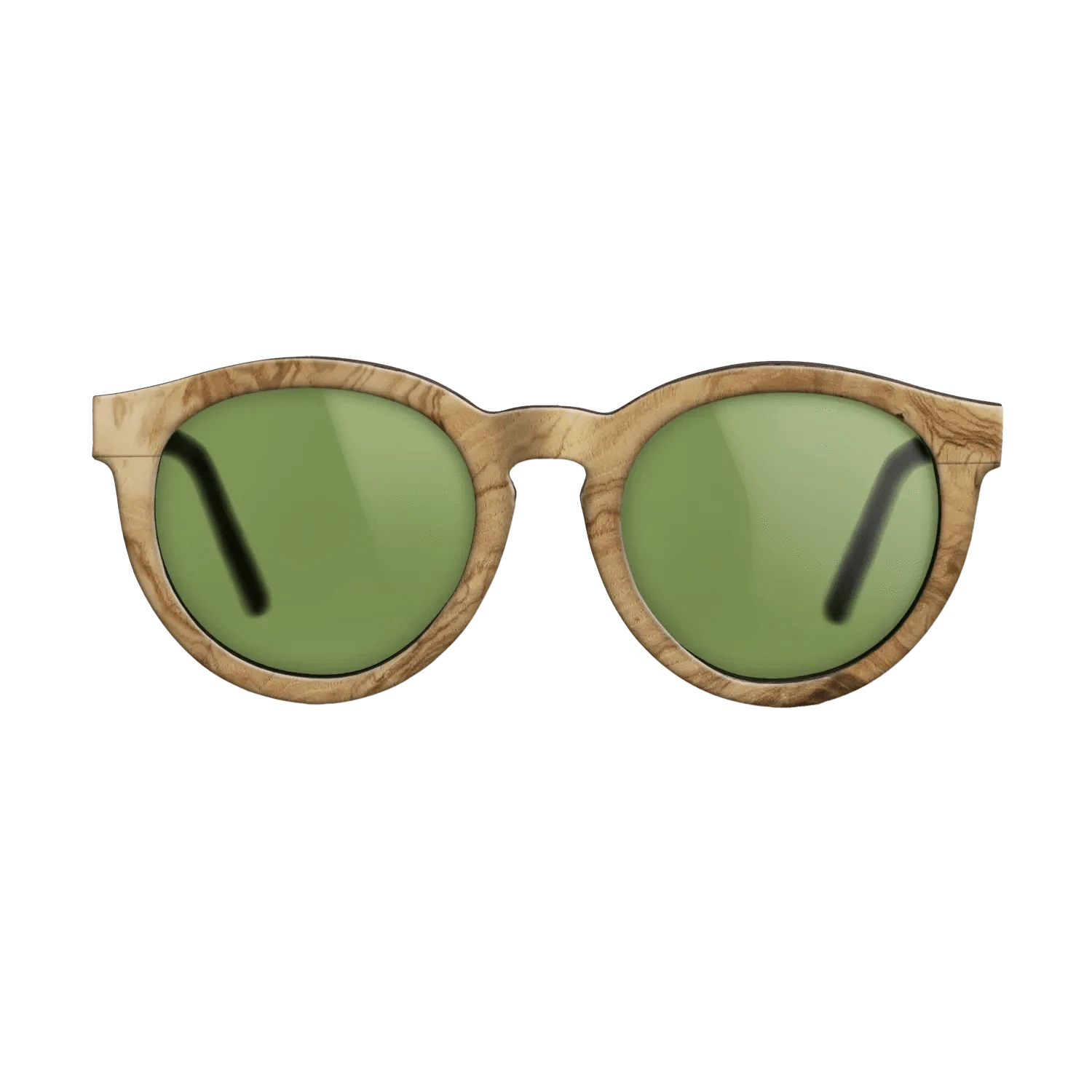 OliveBurl Full Front Walnut - Core  - The Rebel - Round - 2132 - SIRIS wood optic