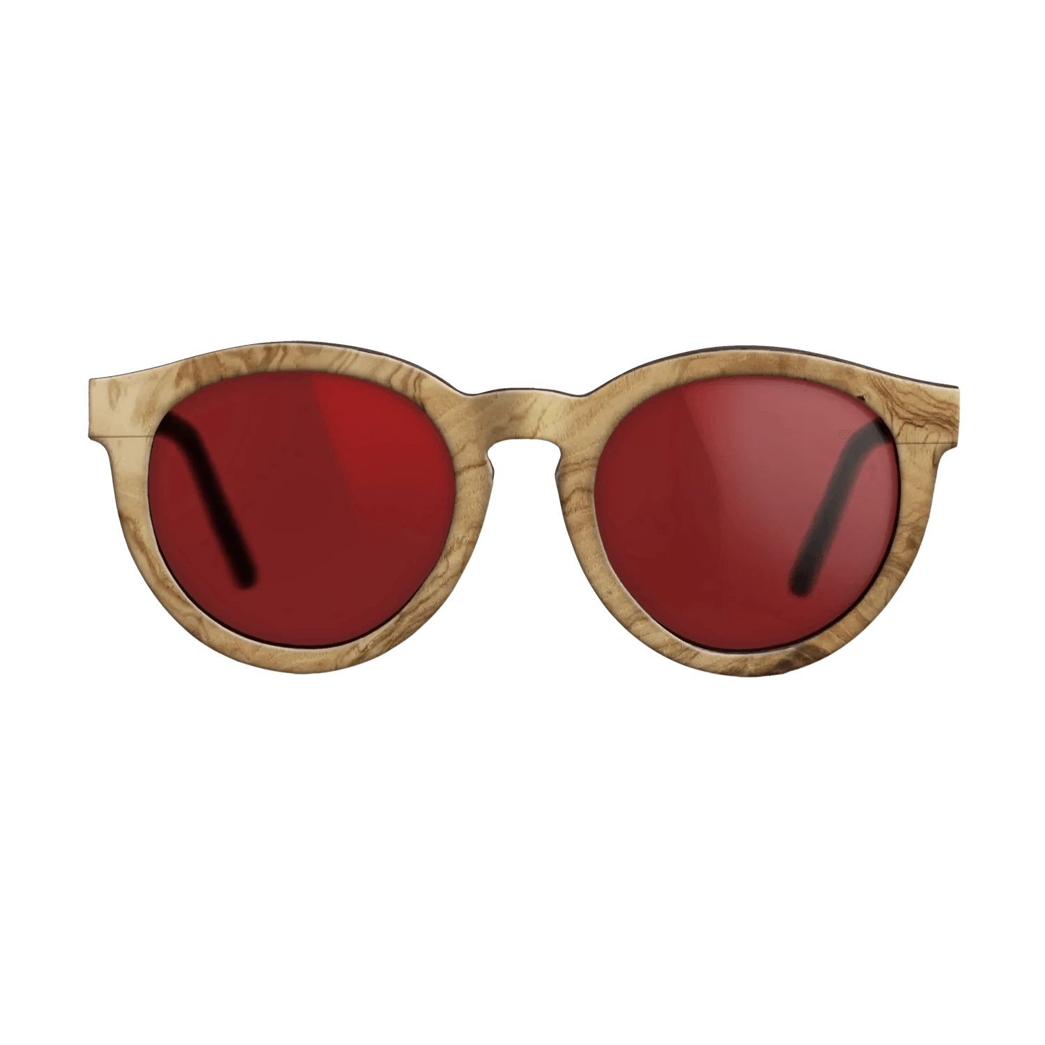 OliveBurl Full Front Walnut - Core  - The Rebel - Round - 2132 - SIRIS wood optic