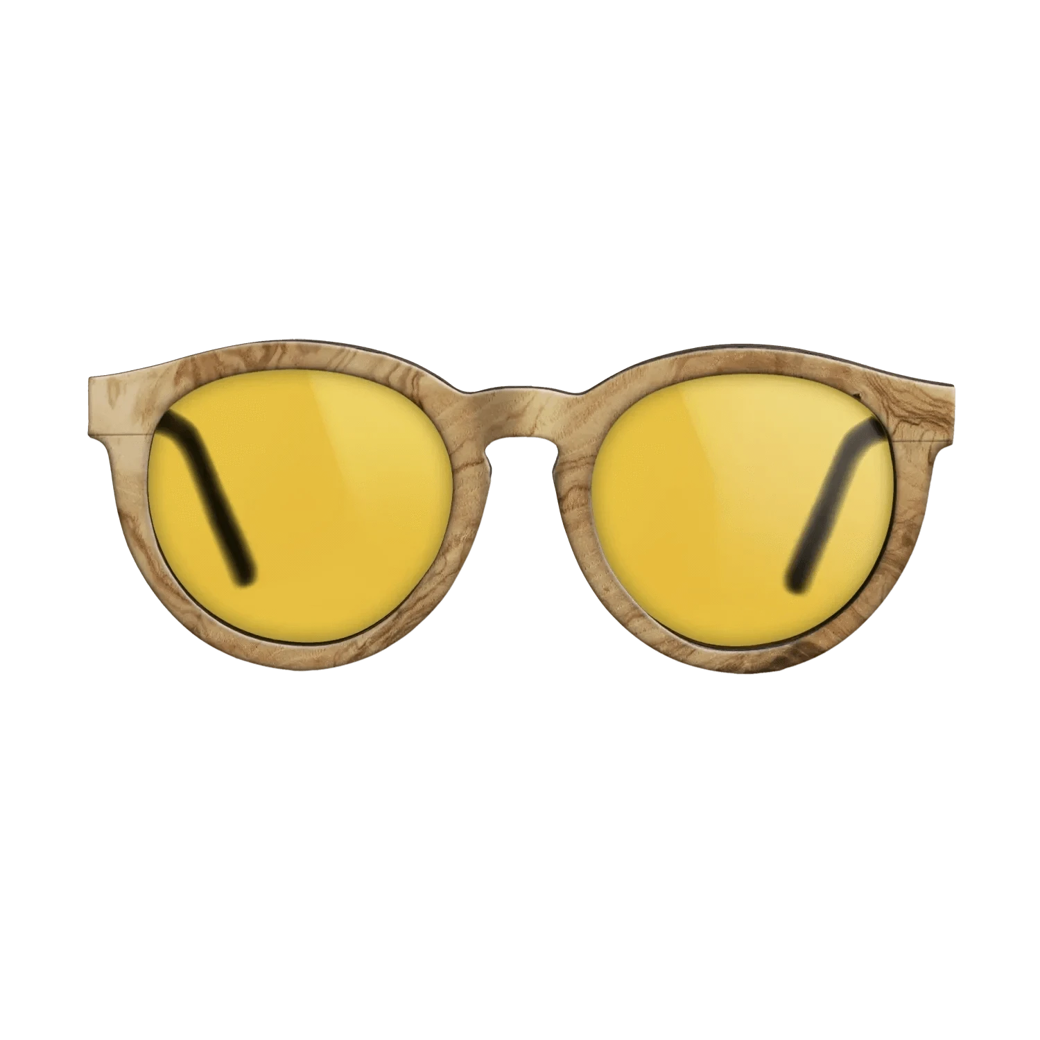 OliveBurl Full Front Walnut - Core  - The Rebel - Round - 2132 - SIRIS wood optic