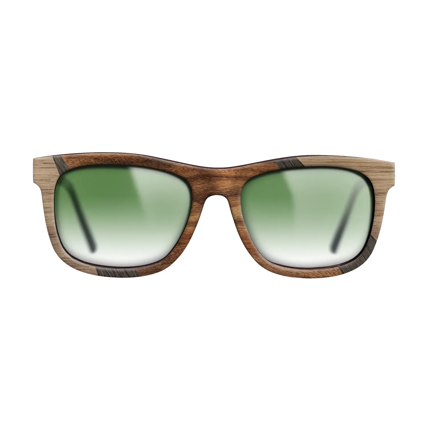 Santos Rosewood Dark,Ziricote Dark Quartered,Walnut Claro Light,Walnut: Straight Grain,Fumed Oak: Fractal - The Hero - Square