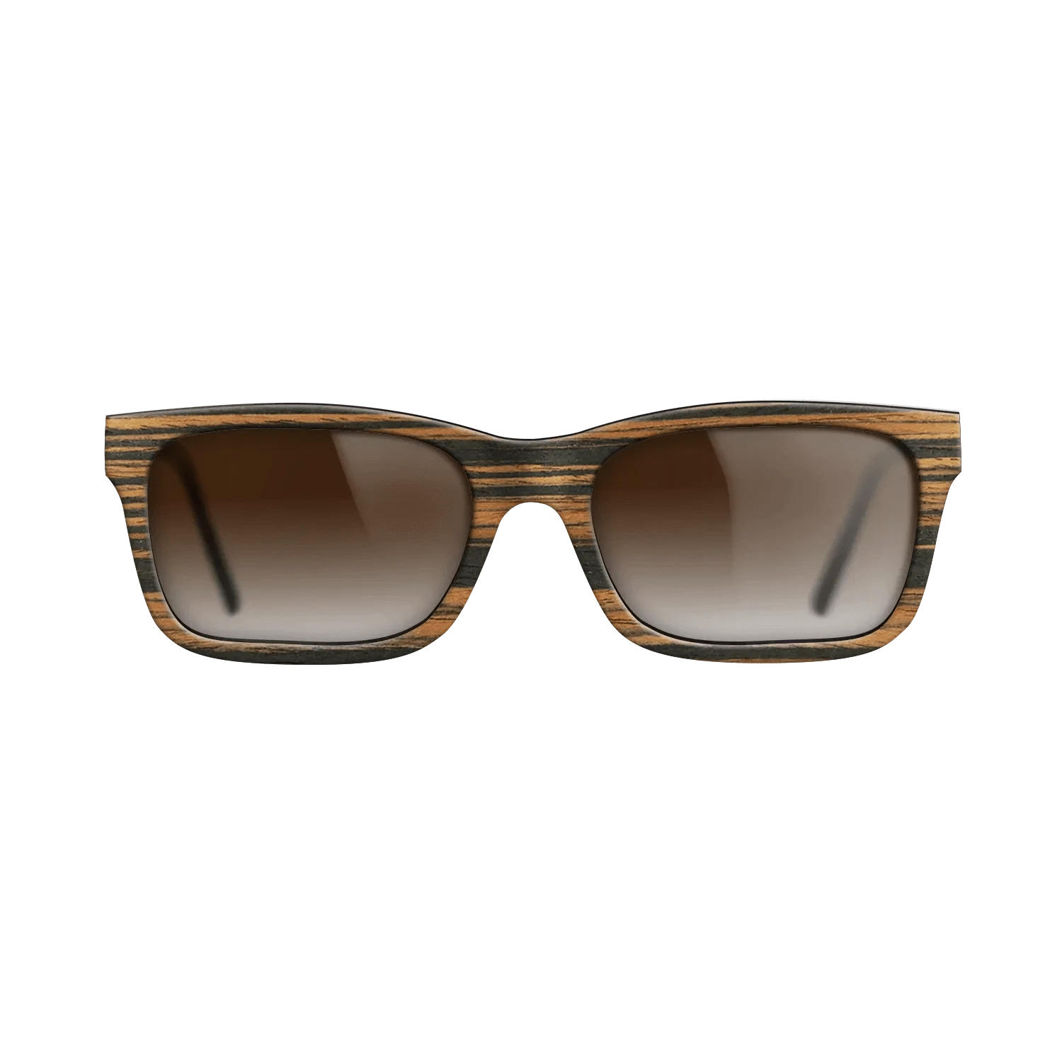 Italian Ebony,Walnut: Straight Grain: Single Cut - The Sage - Rectangle - 1046 - SIRIS wood optic