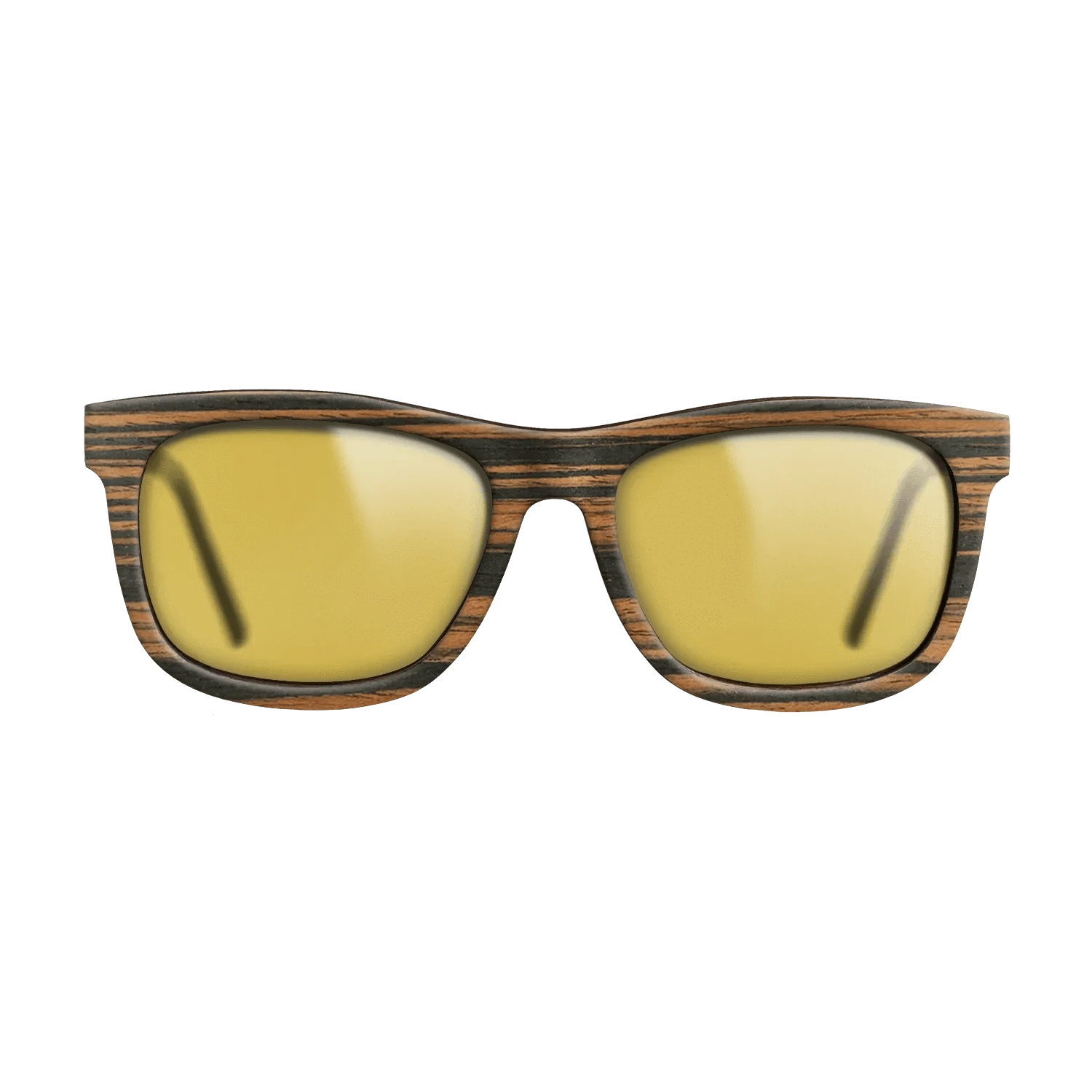 Italian Ebony,Walnut: Straight Grain: Single Cut - The Hero - Square - 1046 - SIRIS wood optic