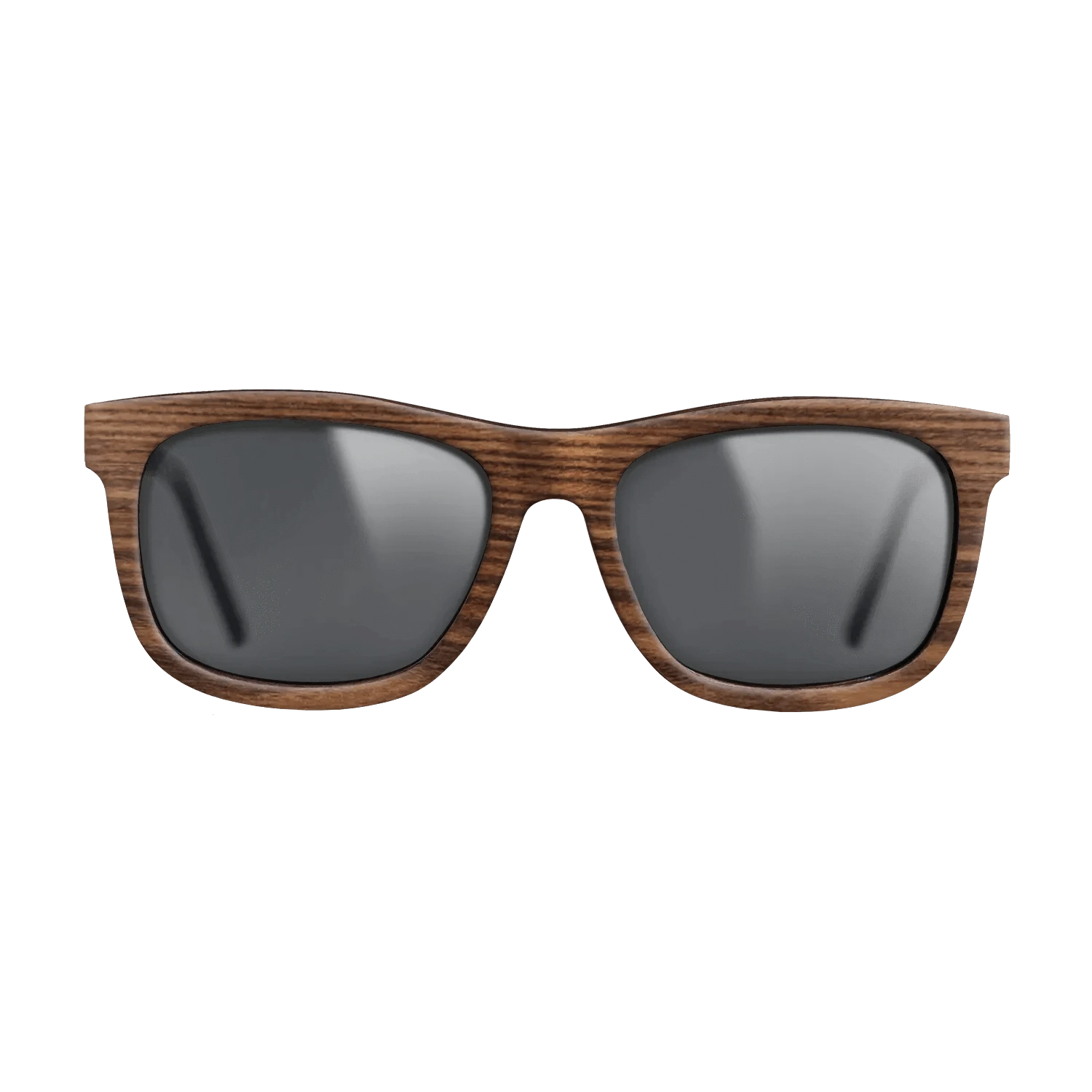 Walnut: Straight Grain,Santos Rosewood Dark: Single Cut - The Hero - Square