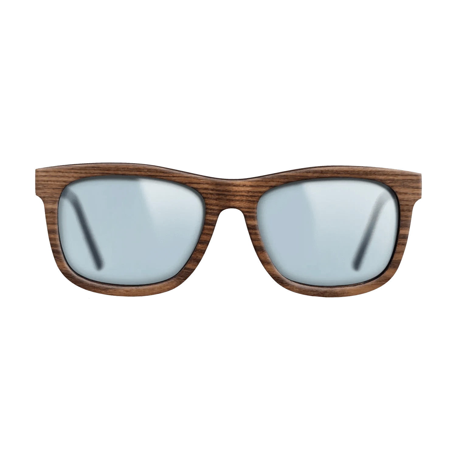 Walnut: Straight Grain,Santos Rosewood Dark: Single Cut - The Hero - Square