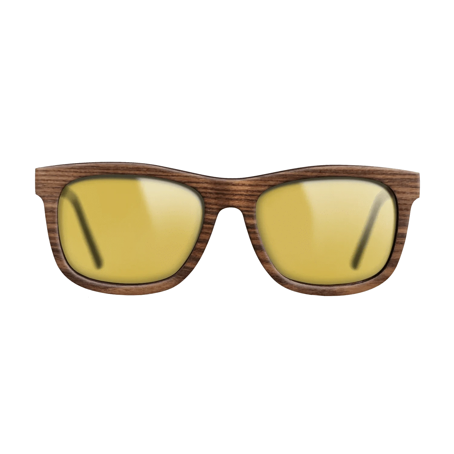 Walnut: Straight Grain,Santos Rosewood Dark: Single Cut - The Hero - Square