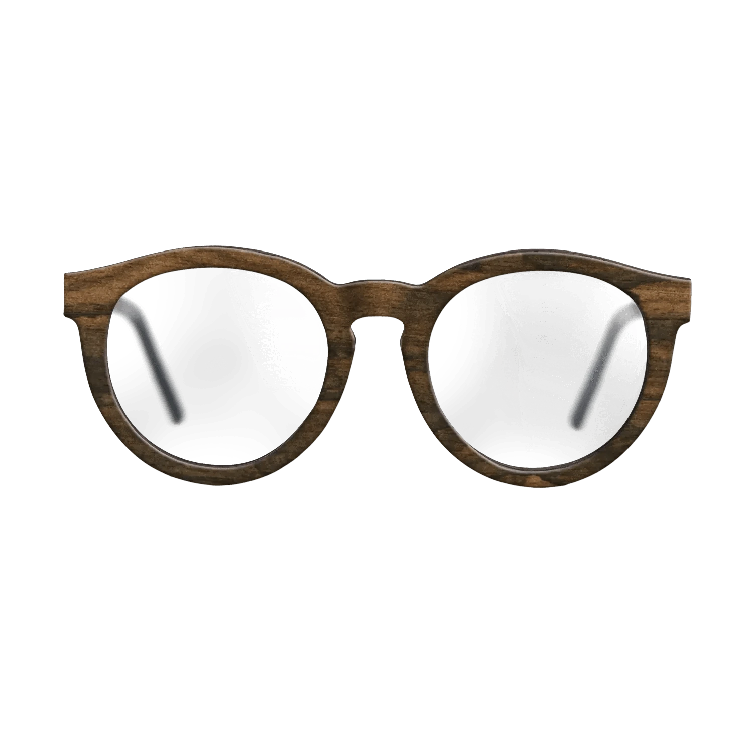 Ziricote Dark Quartered,Walnut: Straight Grain: Single Cut - The Rebel - Round - 1623 - SIRIS wood optic