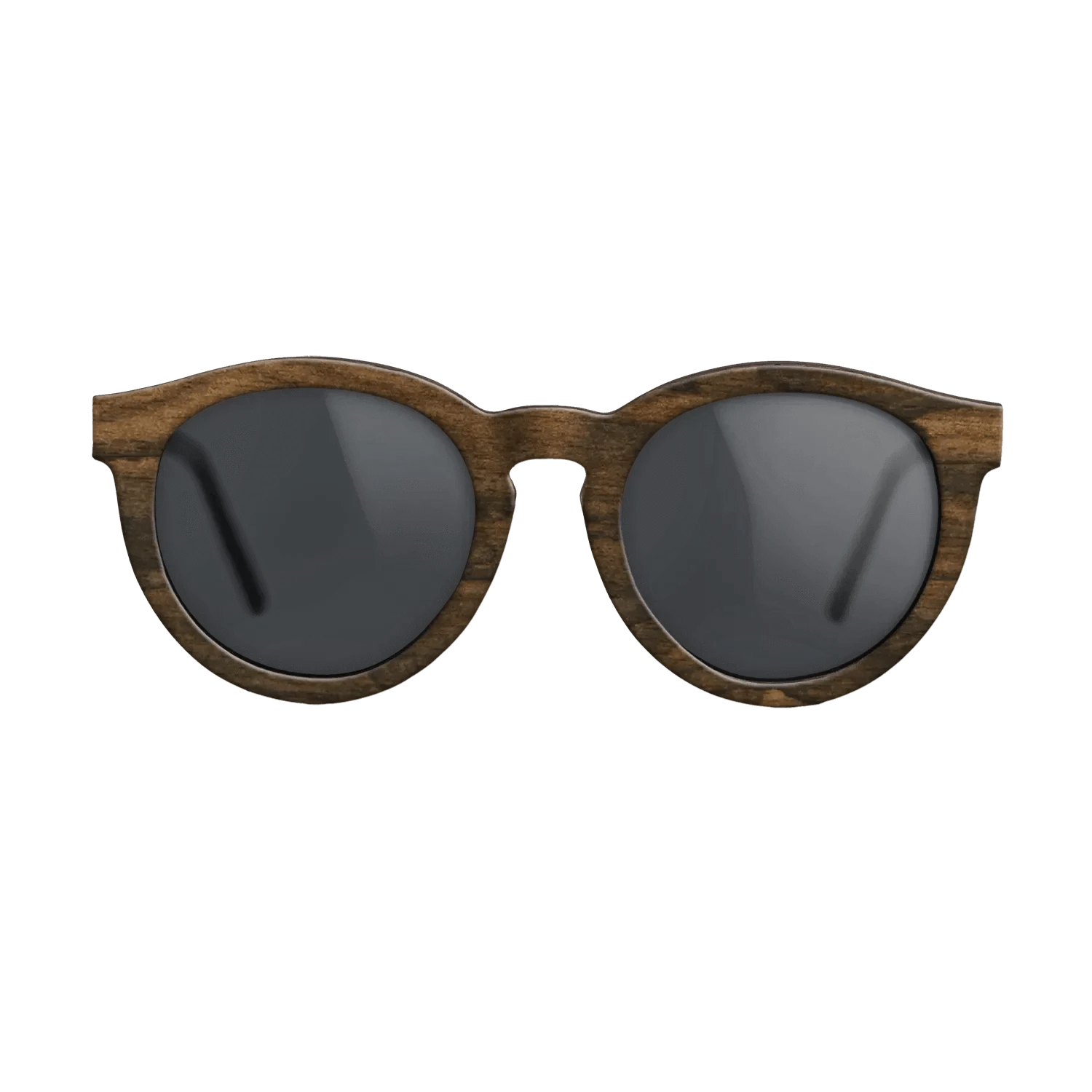 Ziricote Dark Quartered,Walnut: Straight Grain: Single Cut - The Rebel - Round - 1623 - SIRIS wood optic