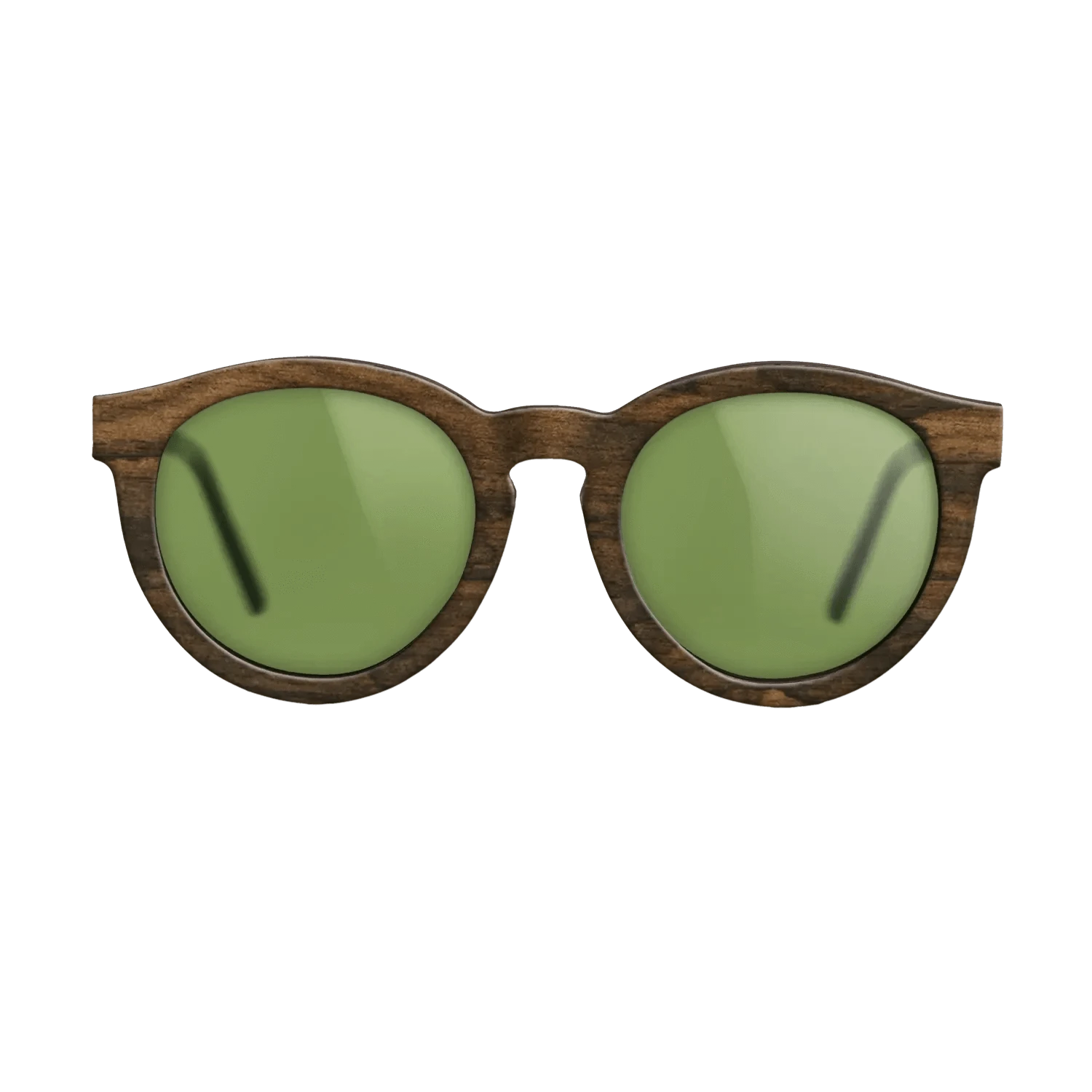 Ziricote Dark Quartered,Walnut: Straight Grain: Single Cut - The Rebel - Round - 1623 - SIRIS wood optic