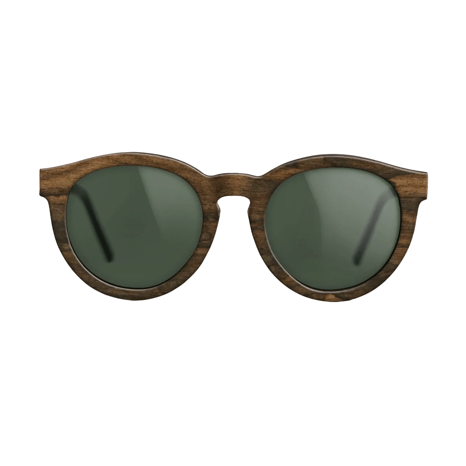 Ziricote Dark Quartered,Walnut: Straight Grain: Single Cut - The Rebel - Round - 1623 - SIRIS wood optic