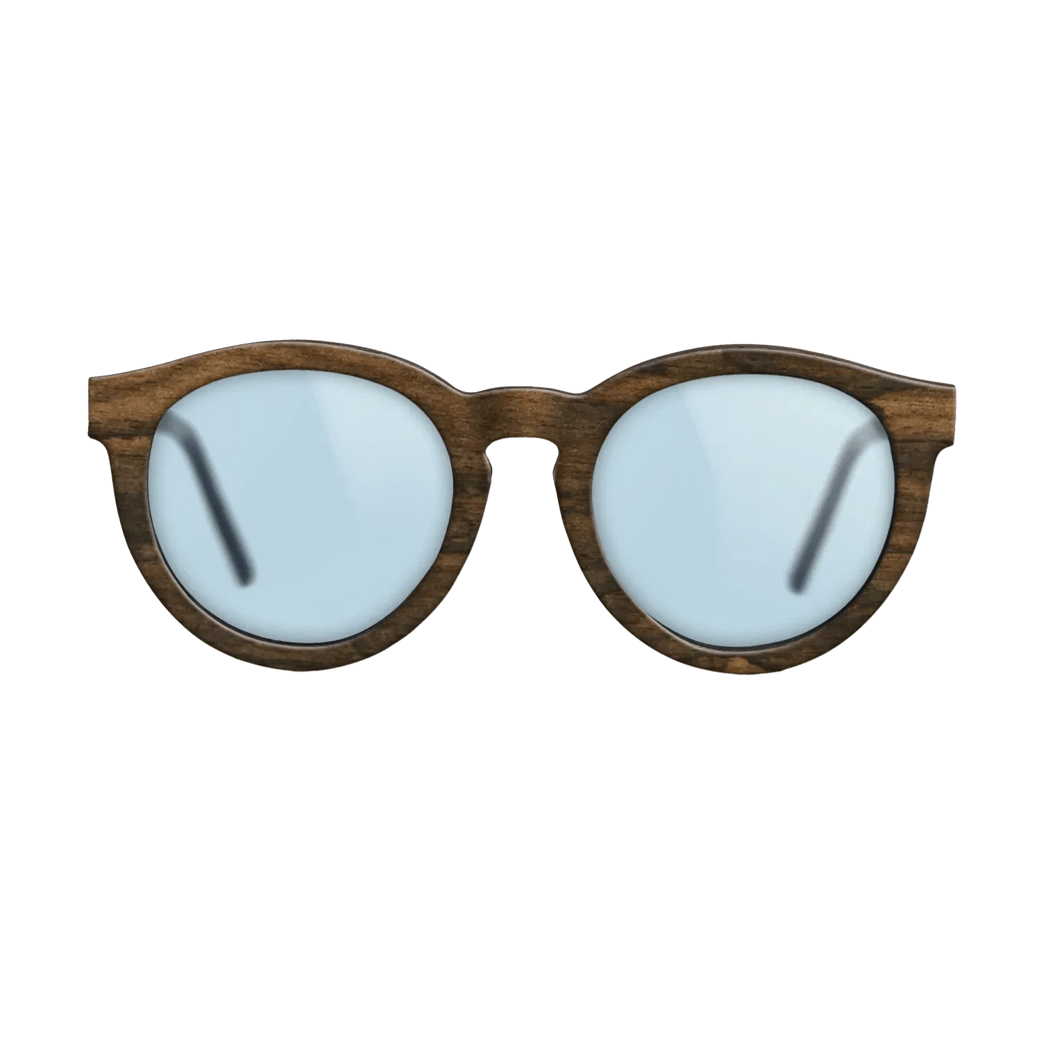 Ziricote Dark Quartered,Walnut: Straight Grain: Single Cut - The Rebel - Round - 1623 - SIRIS wood optic