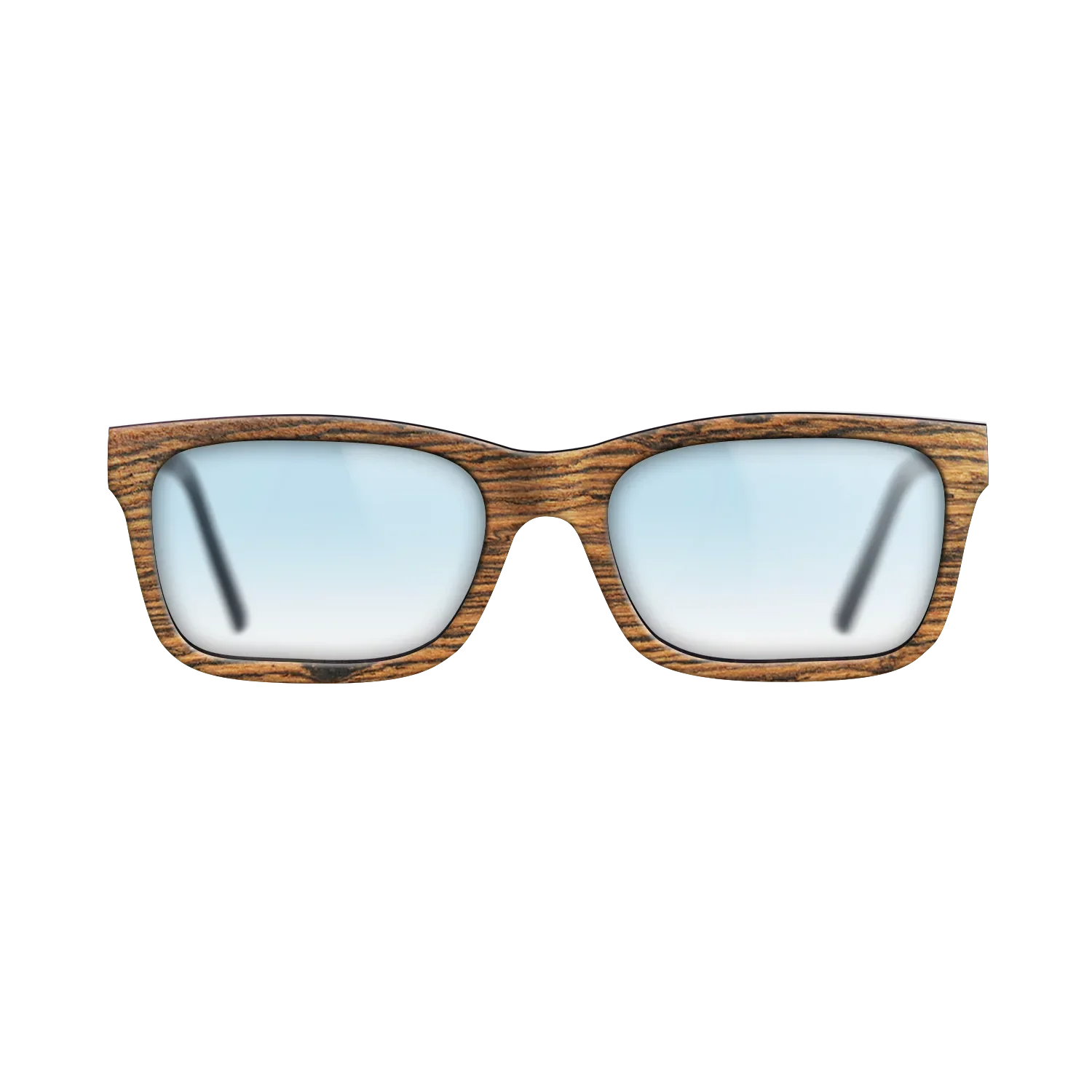 Walnut: Straight Grain,Poplar Dyed: Red: Single Cut - The Sage - Block