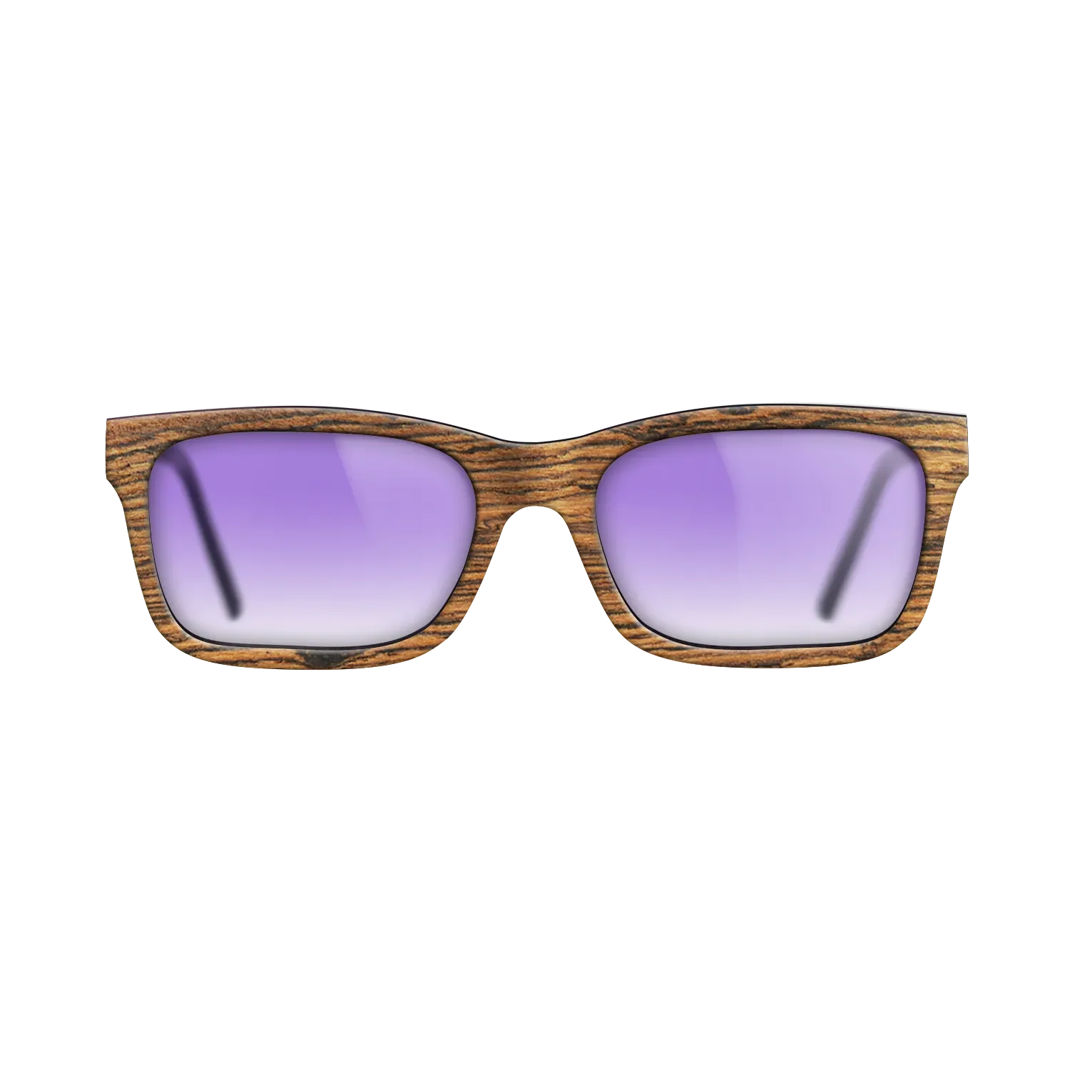 Walnut: Straight Grain,Poplar Dyed: Red: Single Cut - The Sage - Block