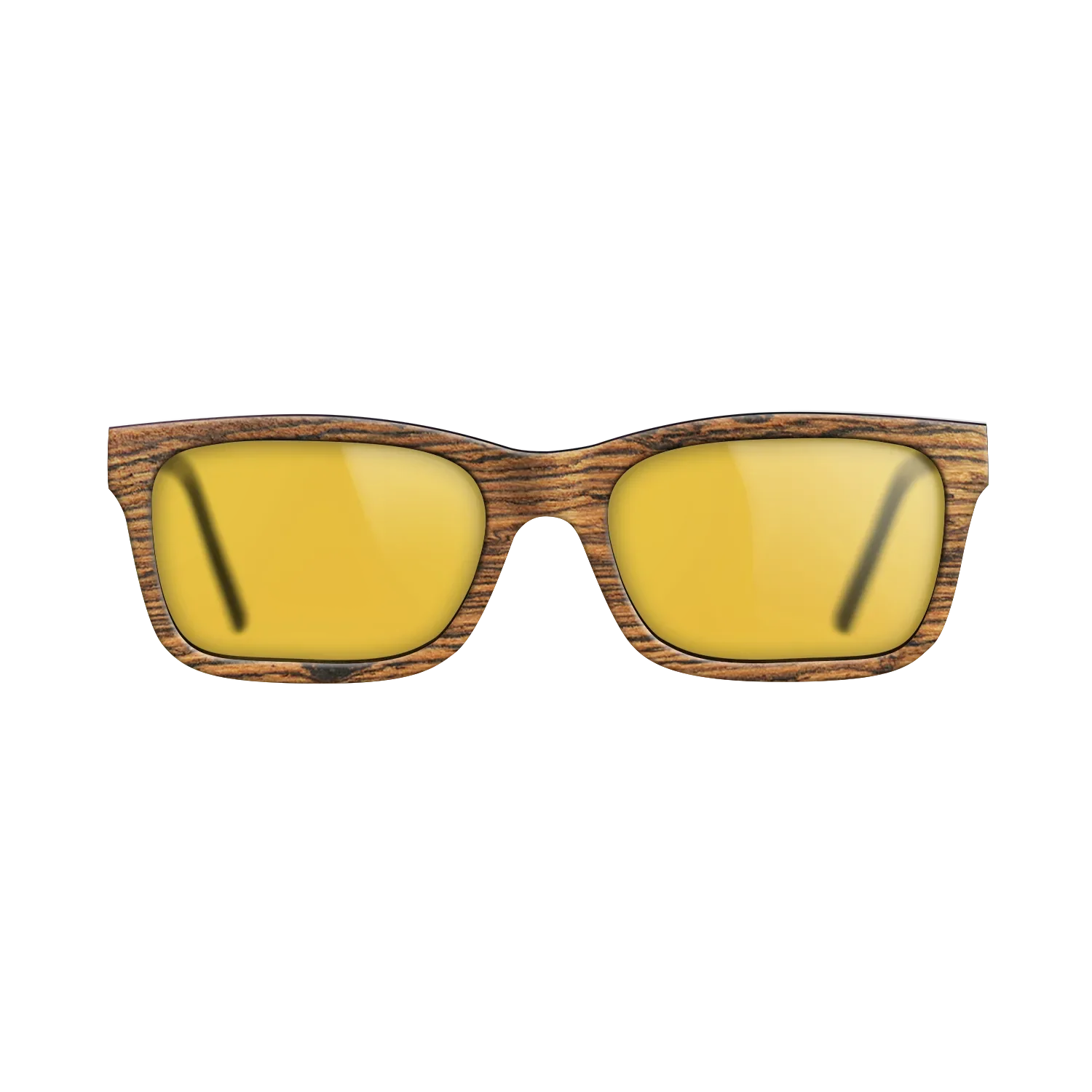 Walnut: Straight Grain,Poplar Dyed: Red: Single Cut - The Sage - Block