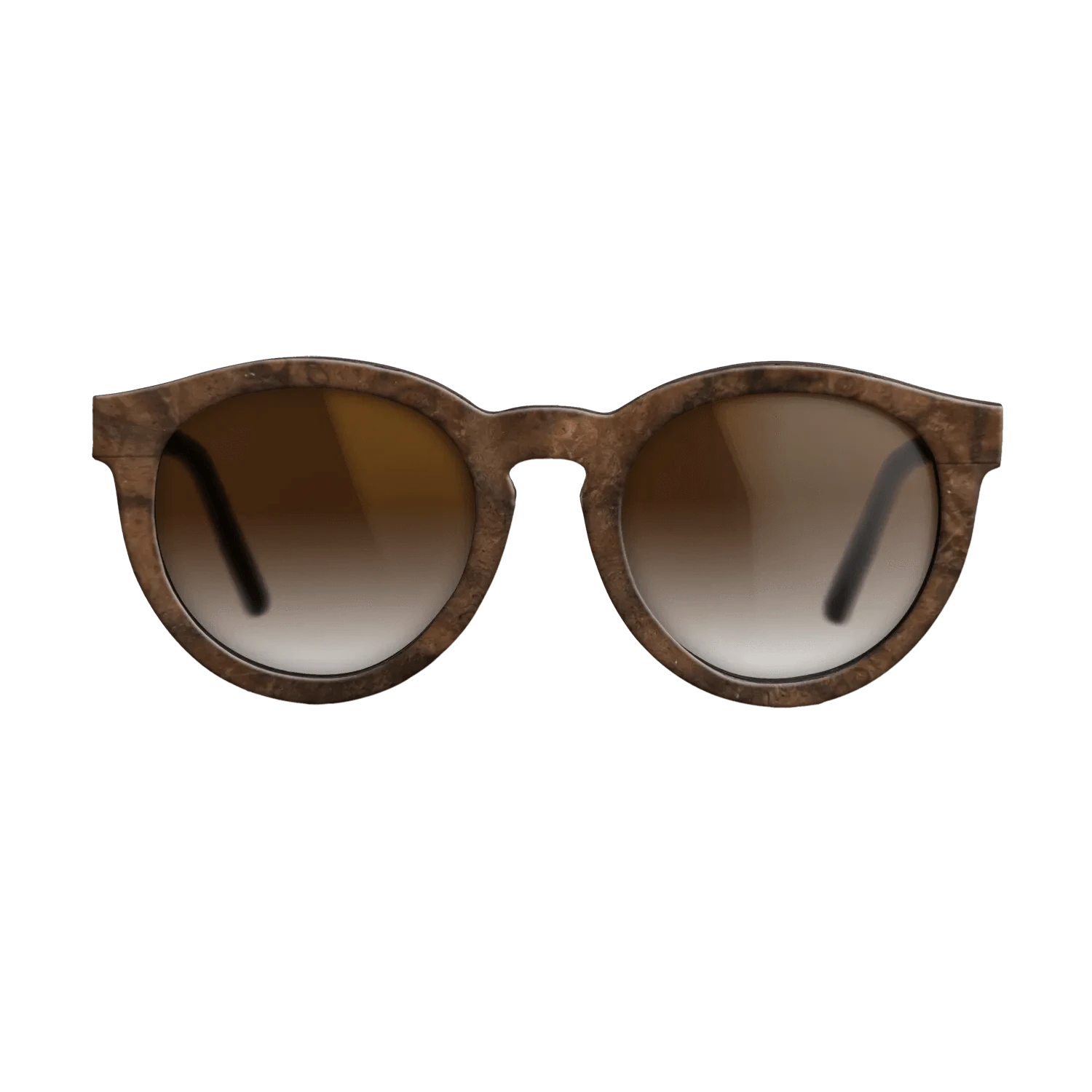 WalnutBurl Full Front Walnut - Core  - The Rebel - Round - 2153 - SIRIS wood optic