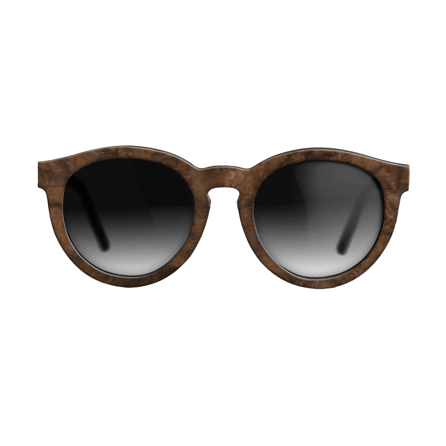 WalnutBurl Full Front Walnut - Core  - The Rebel - Round - 2153 - SIRIS wood optic
