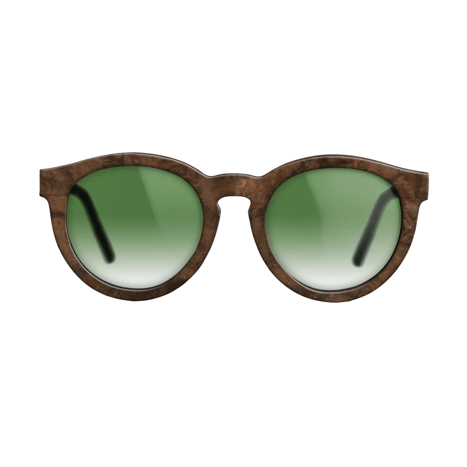 WalnutBurl Full Front Walnut - Core  - The Rebel - Round - 2153 - SIRIS wood optic